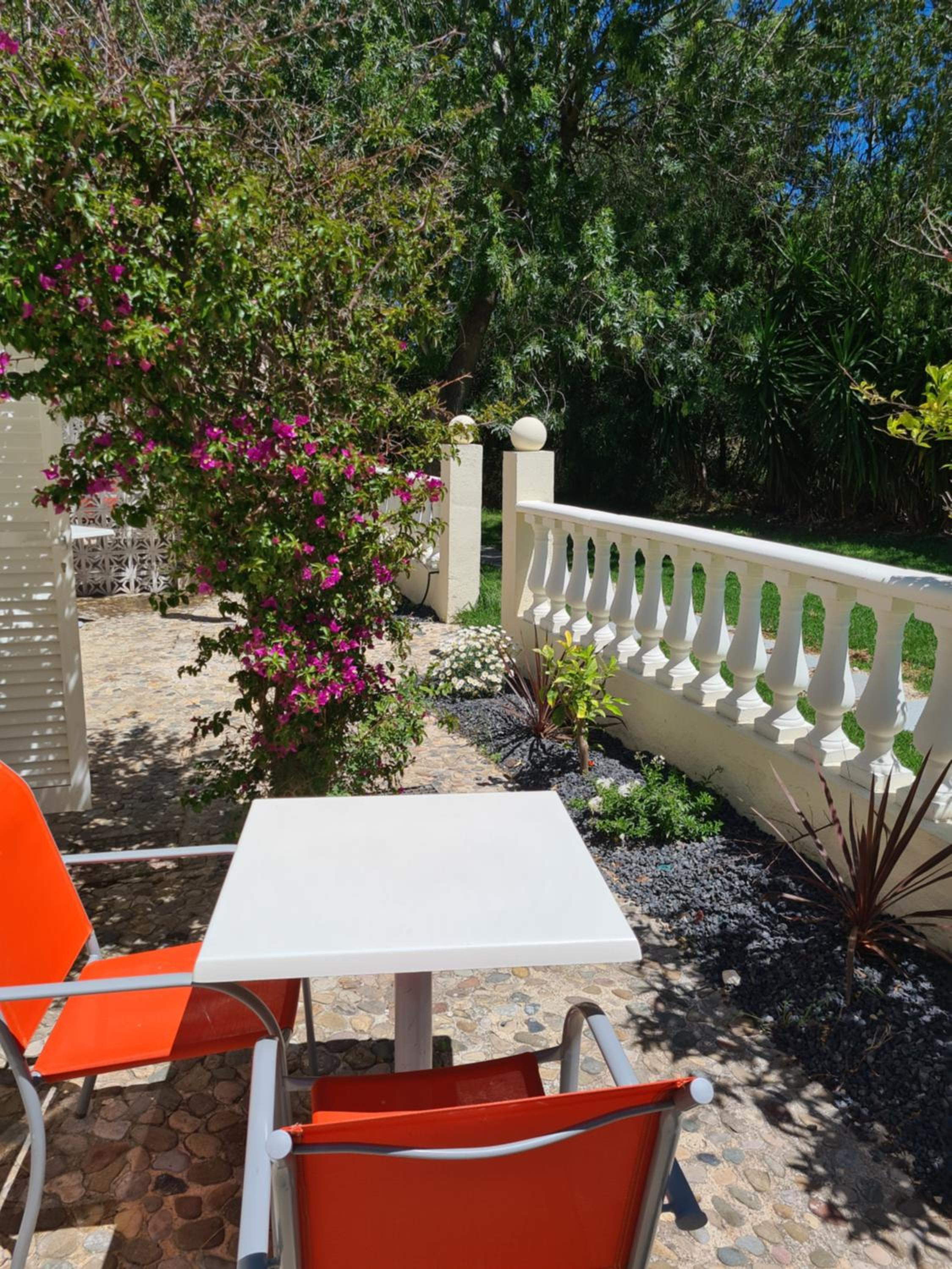 outdoor BBQ area