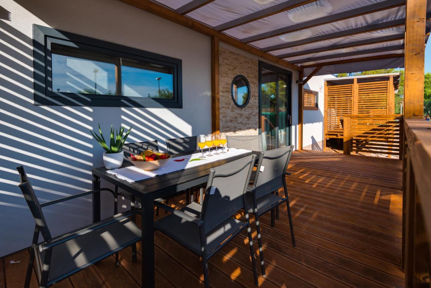 outdoor BBQ area