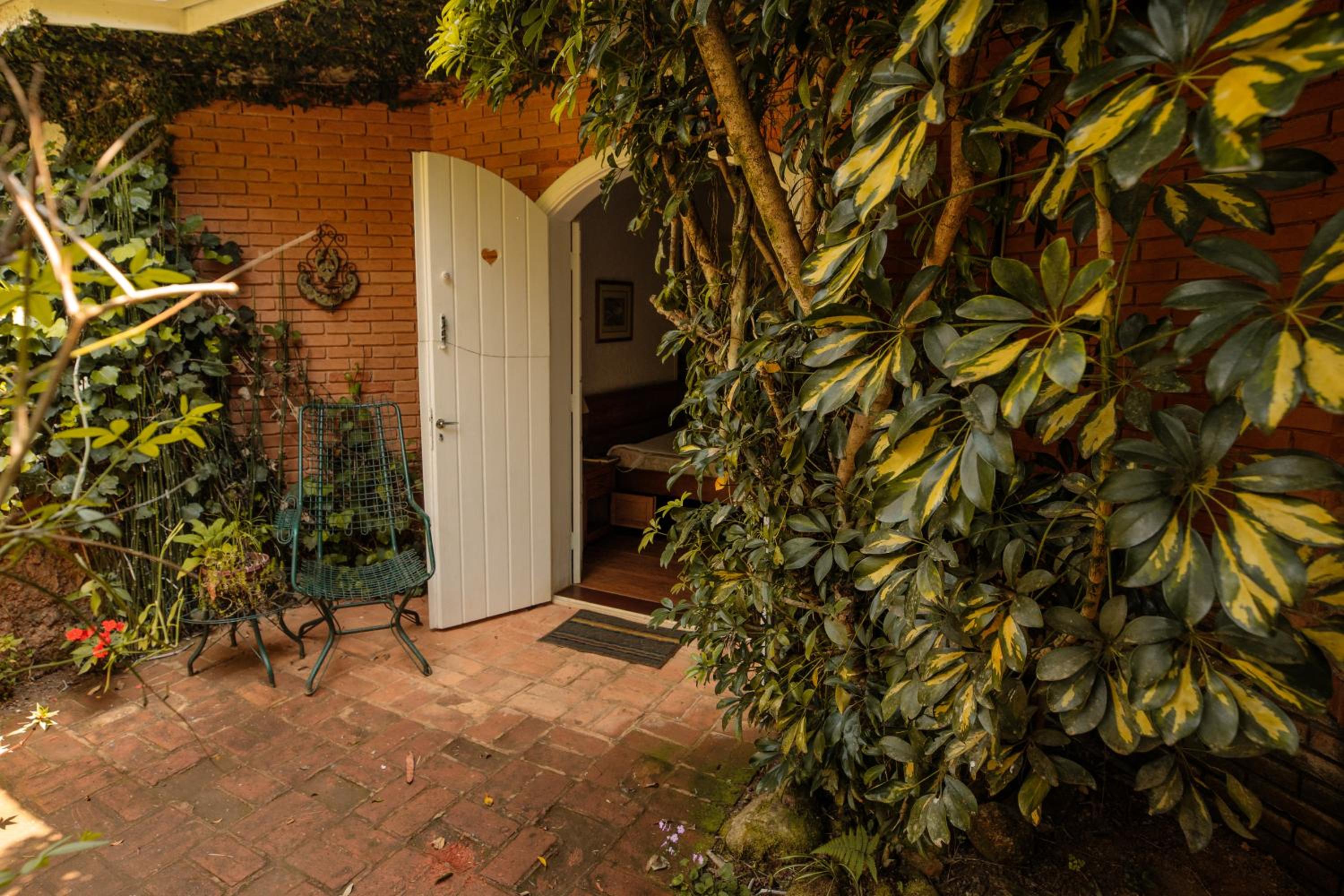 outdoor BBQ area