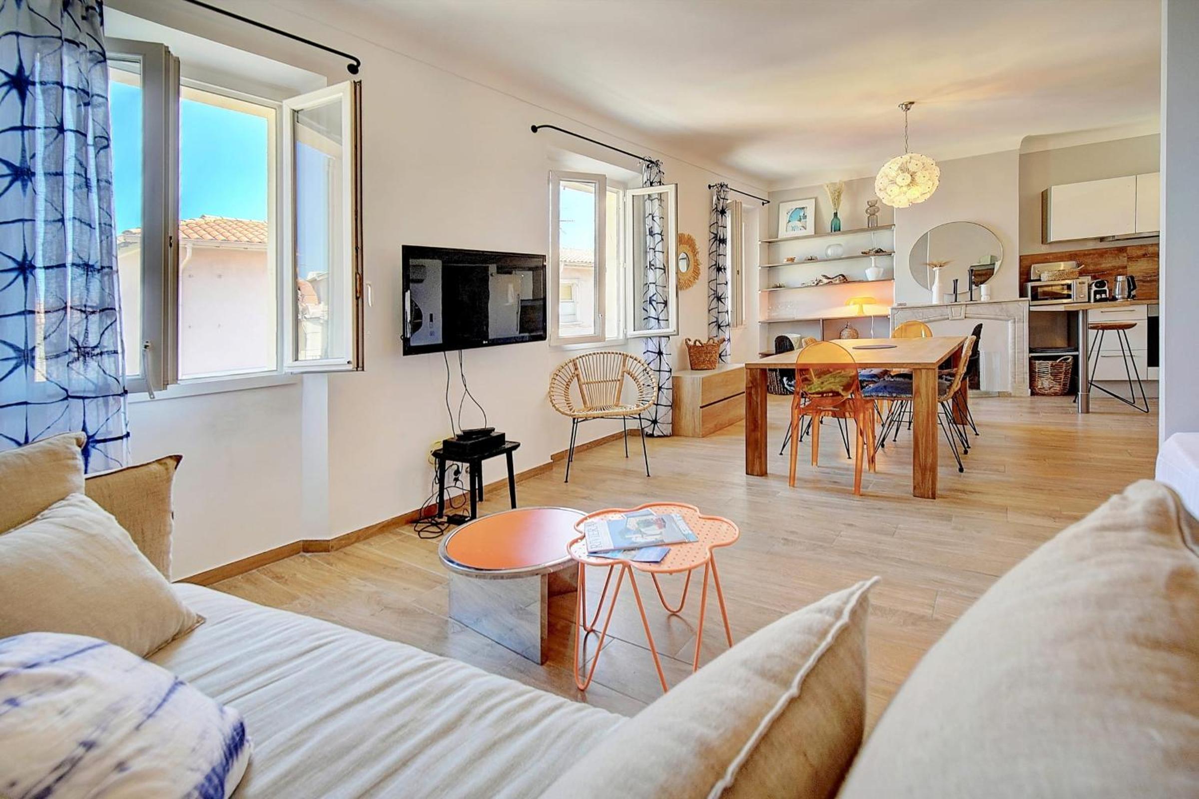 IMMOGROOM - Sea view apartment - 3 min from beach - AC