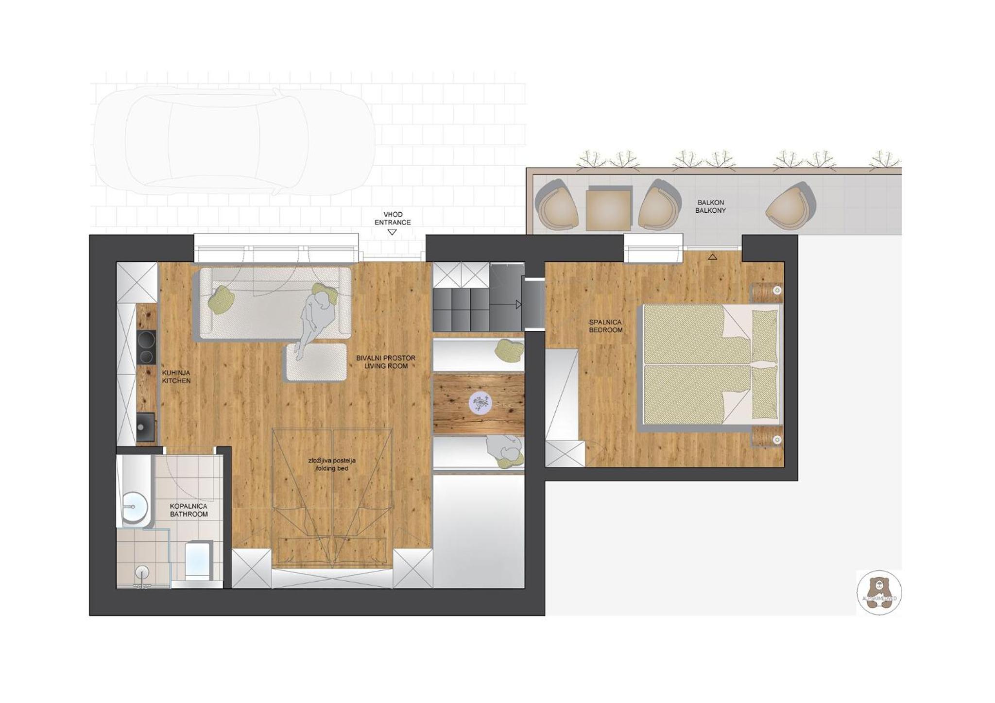 Apartma J.E.Ž. view 5