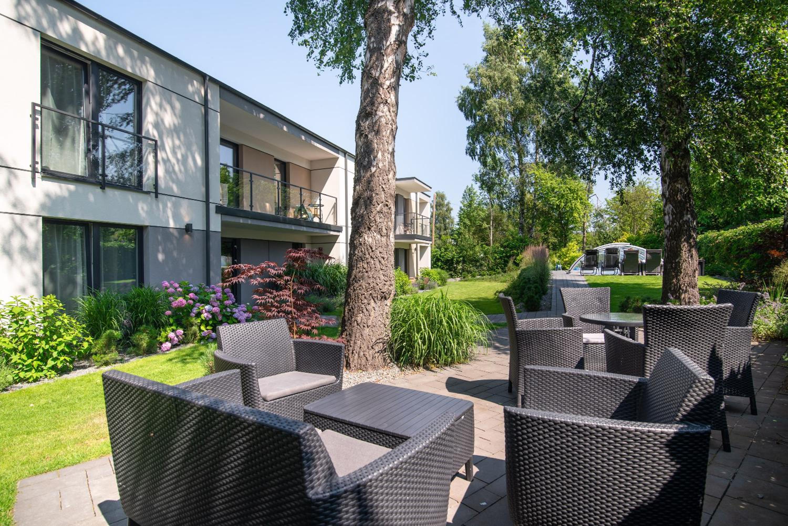 outdoor BBQ area