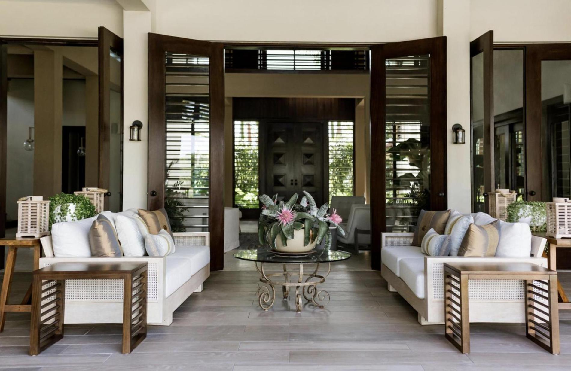 Ocean view villa with golf front at exclusive beach resort