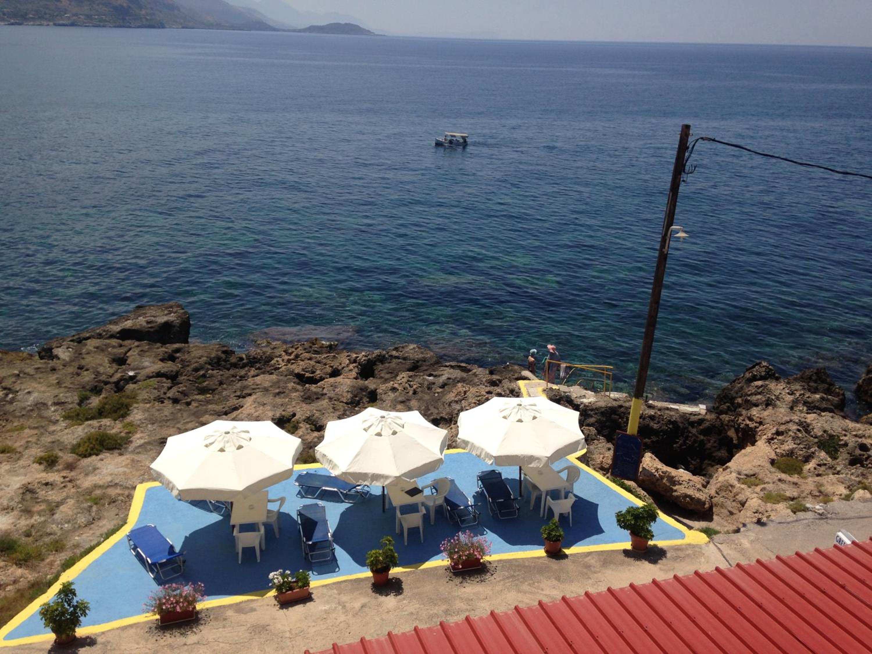 outdoor BBQ area