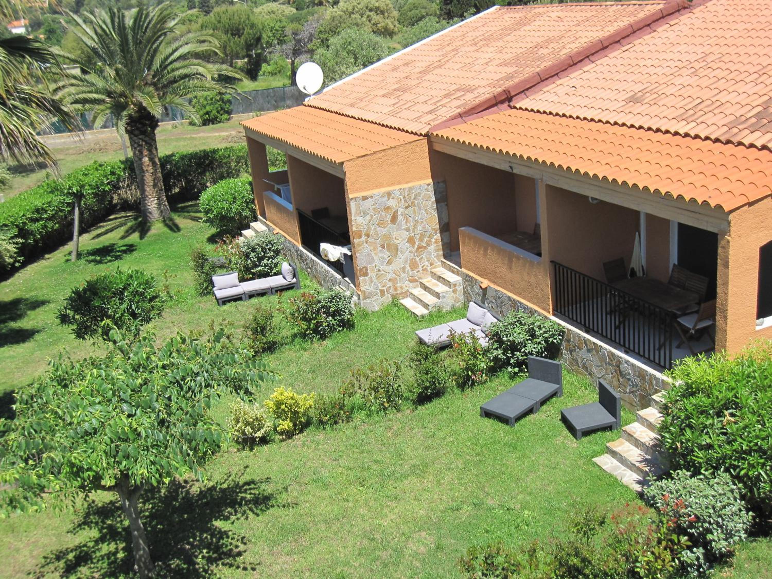 outdoor BBQ area