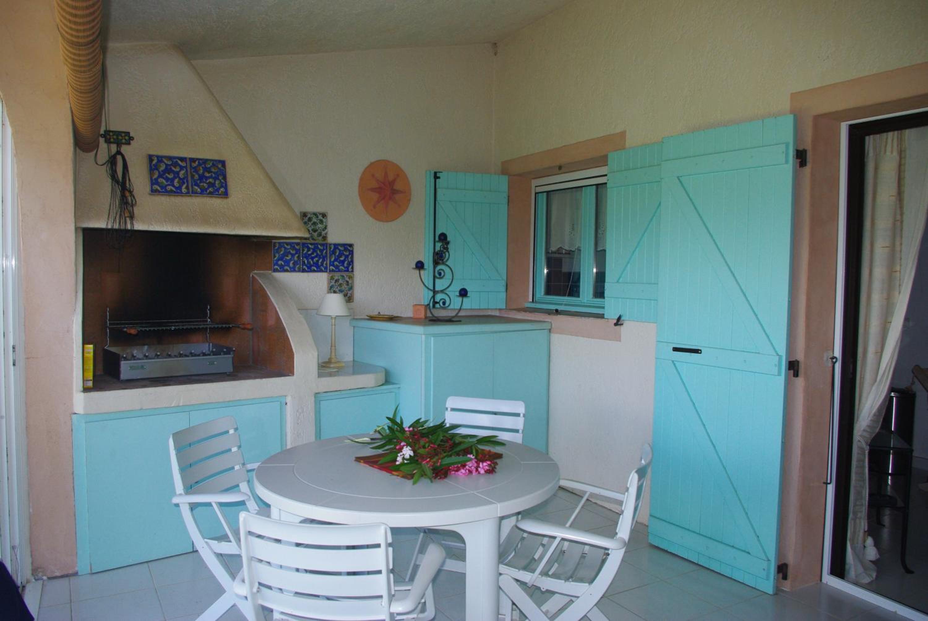 outdoor BBQ area