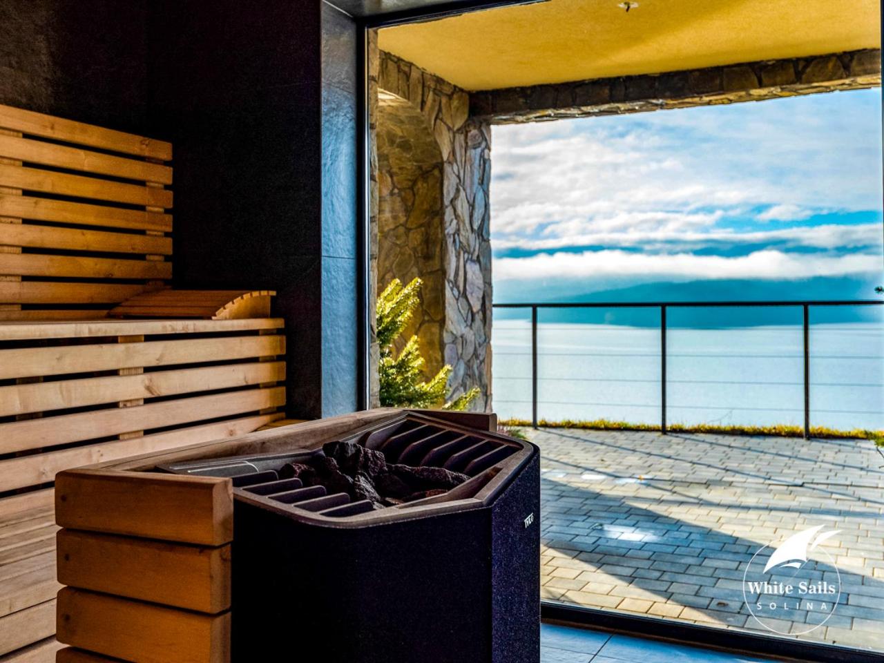 outdoor BBQ area