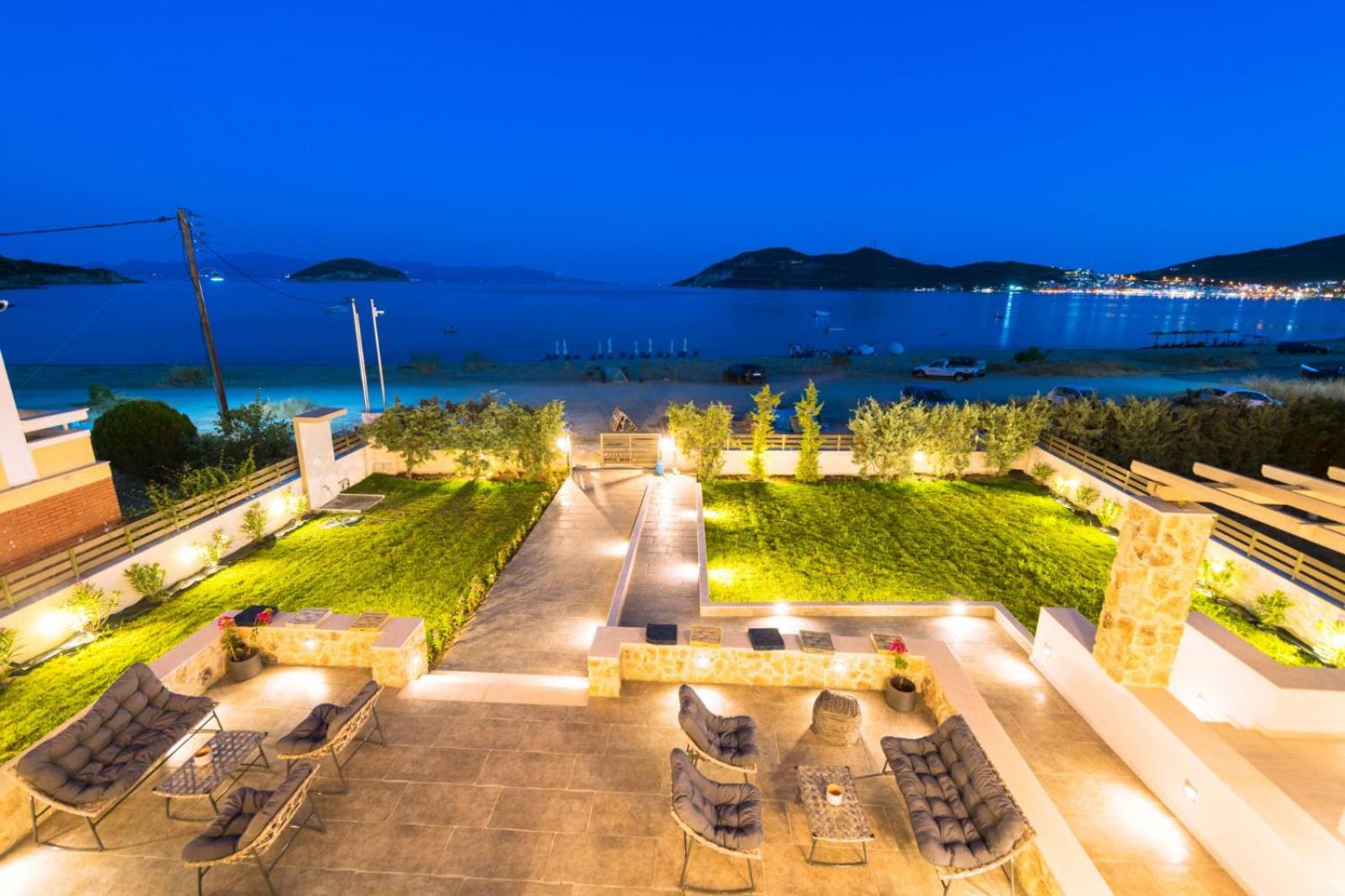 outdoor BBQ area
