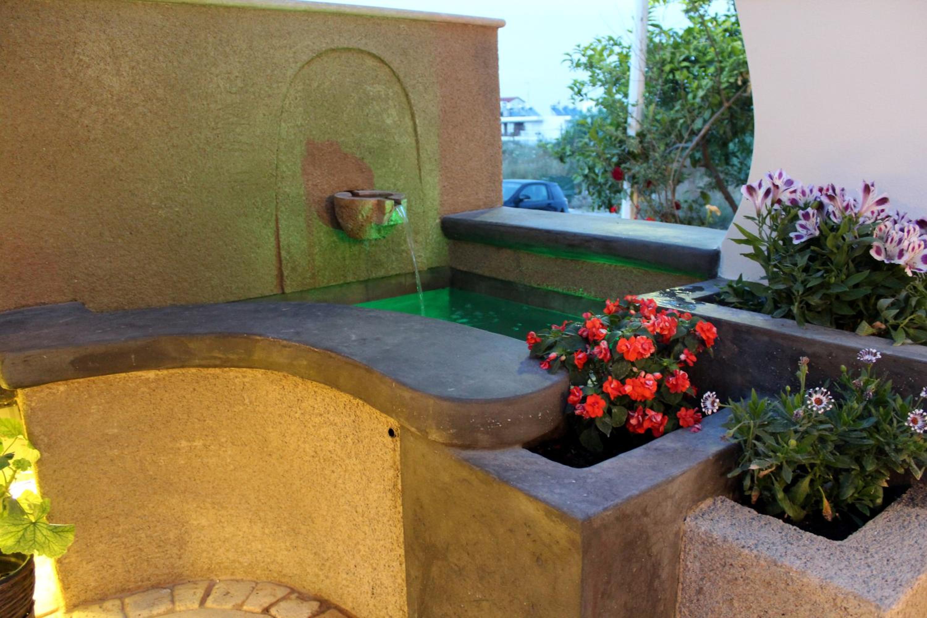 outdoor BBQ area