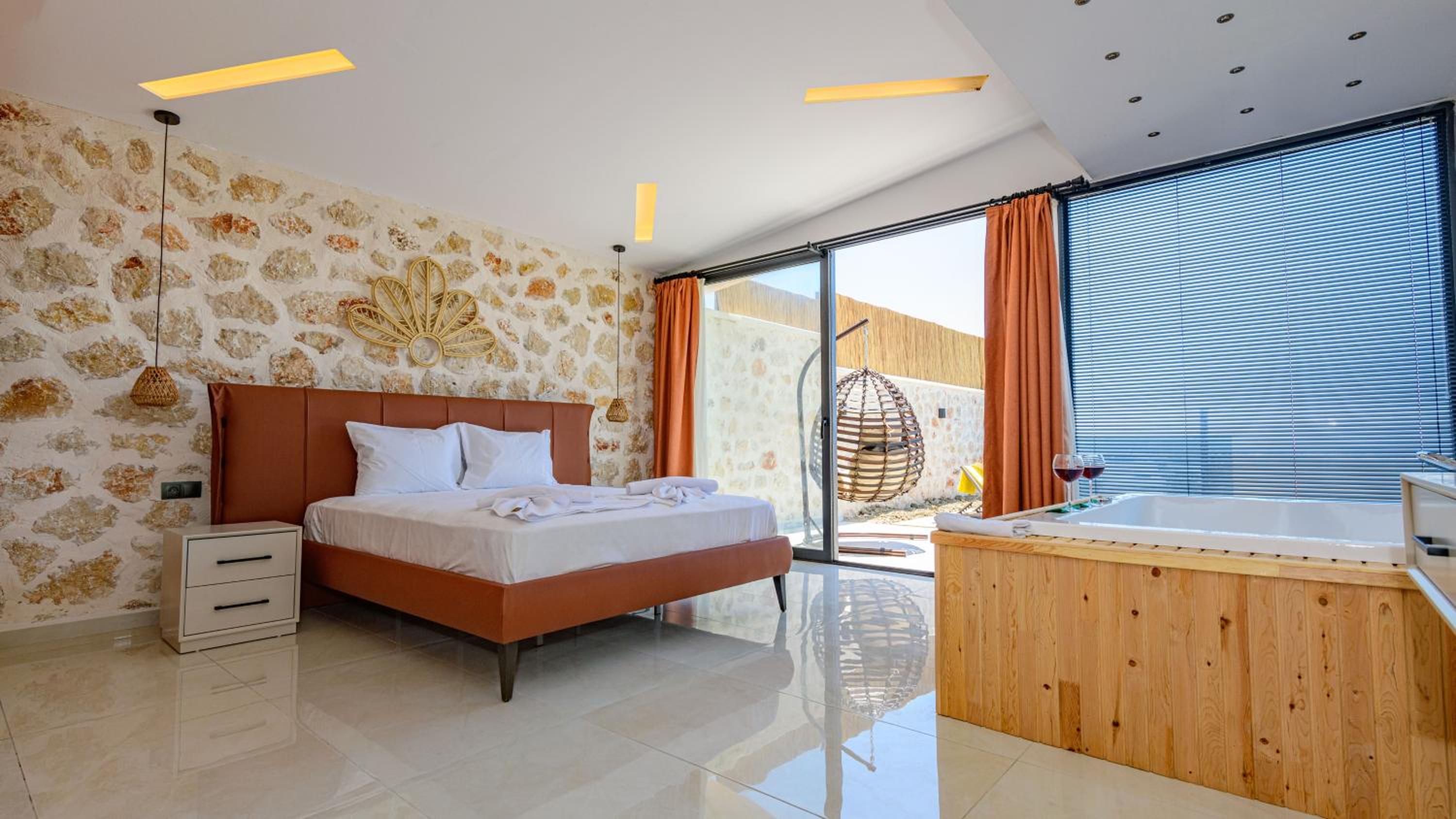 Villa Selim - 1 Bed Honeymoon Villa with jacuzzi in Kalkan