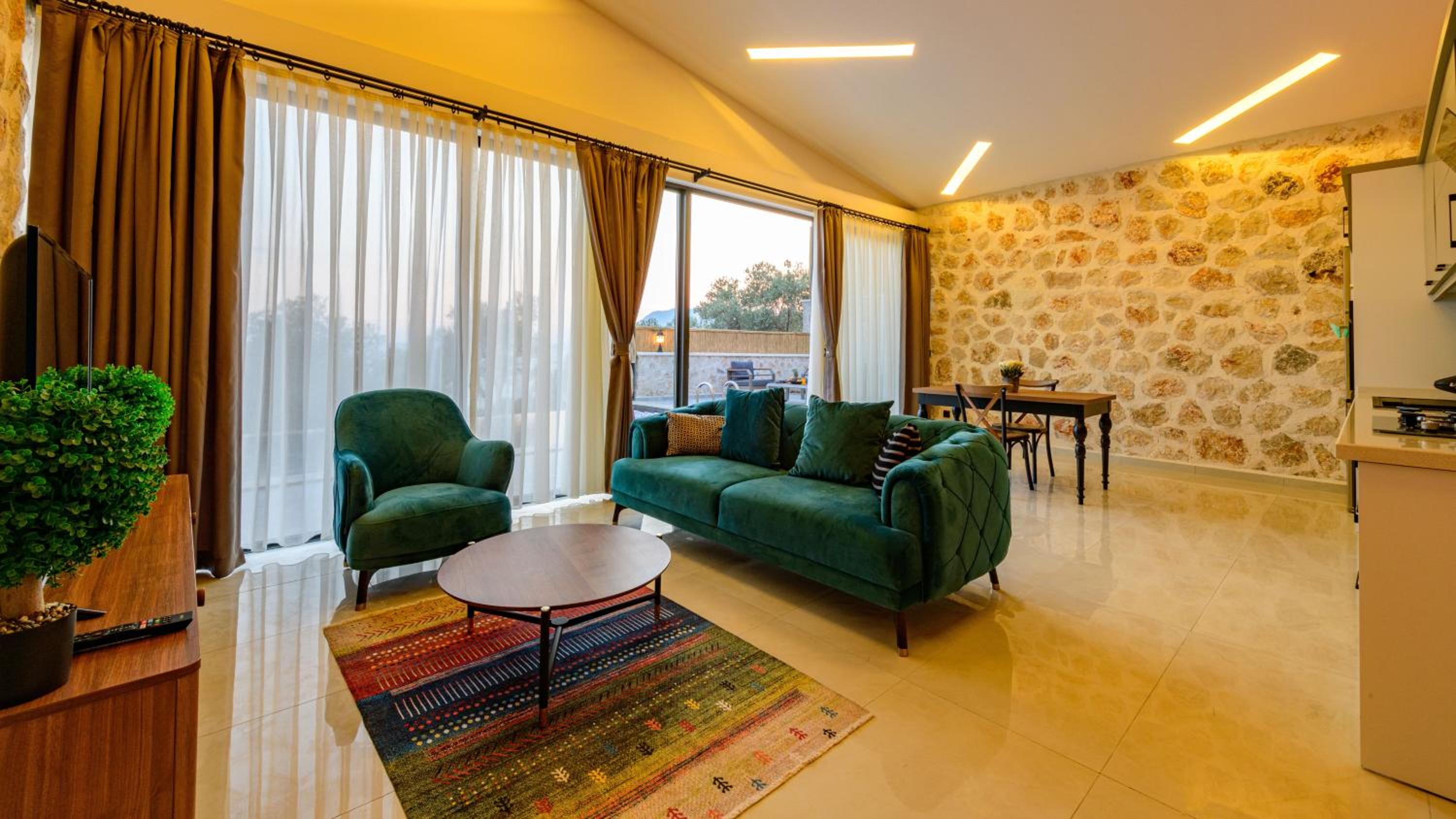 Nez - 1 Bedroom with jacuzzi in Kalkan Çayköy