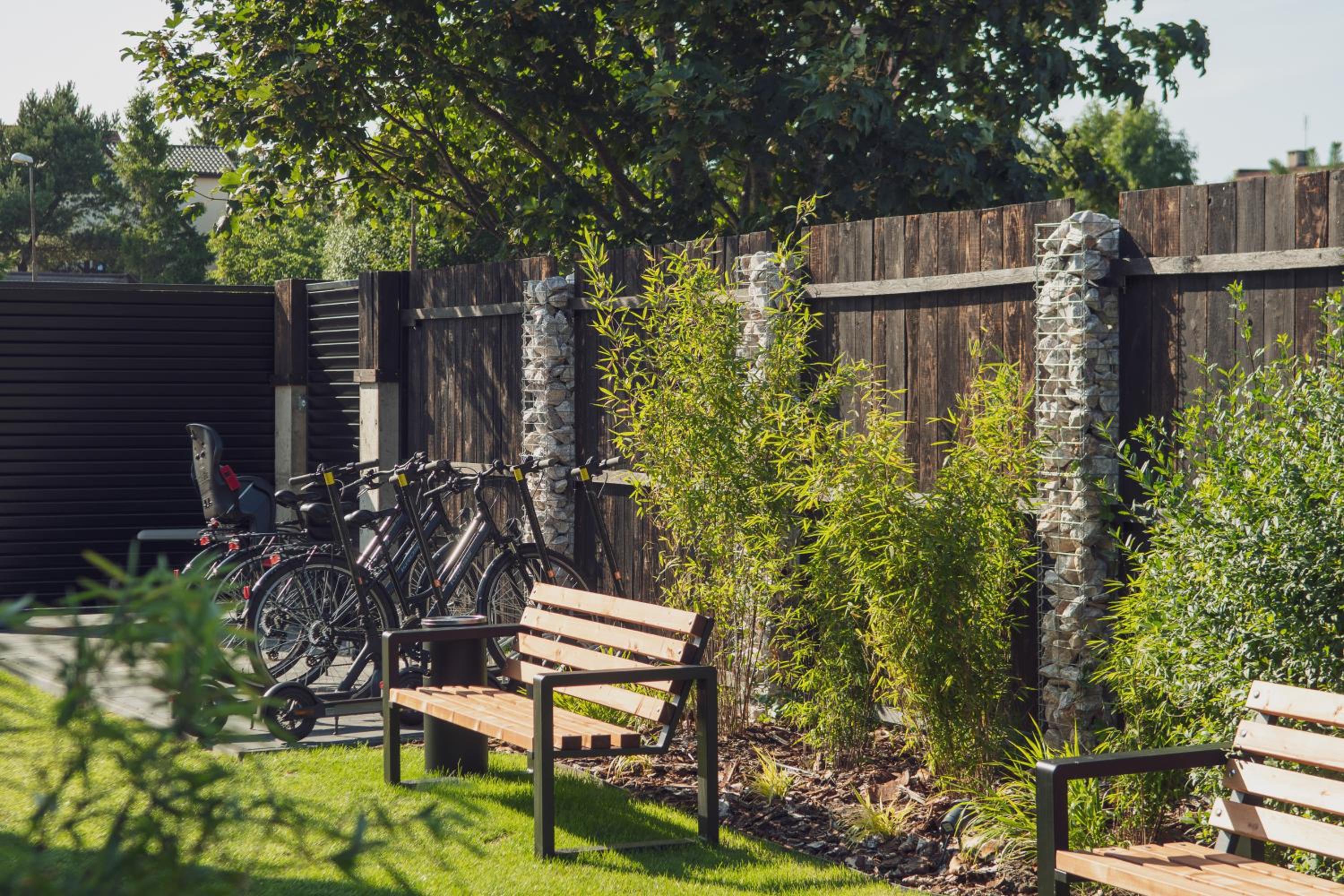 outdoor BBQ area