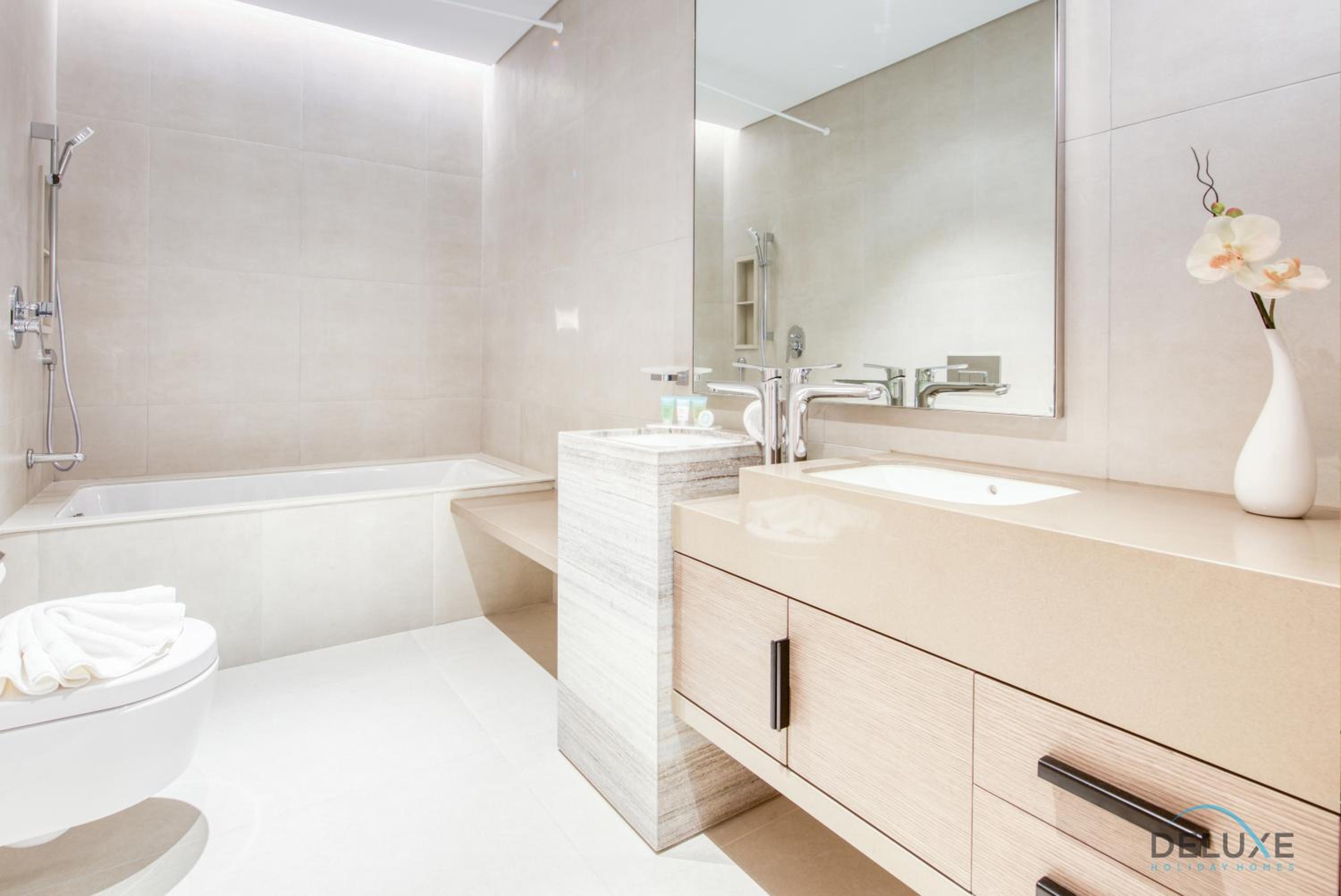 Pristine 2BR with Assistants Room at The Address Residences in JBR by Deluxe Holiday Homes