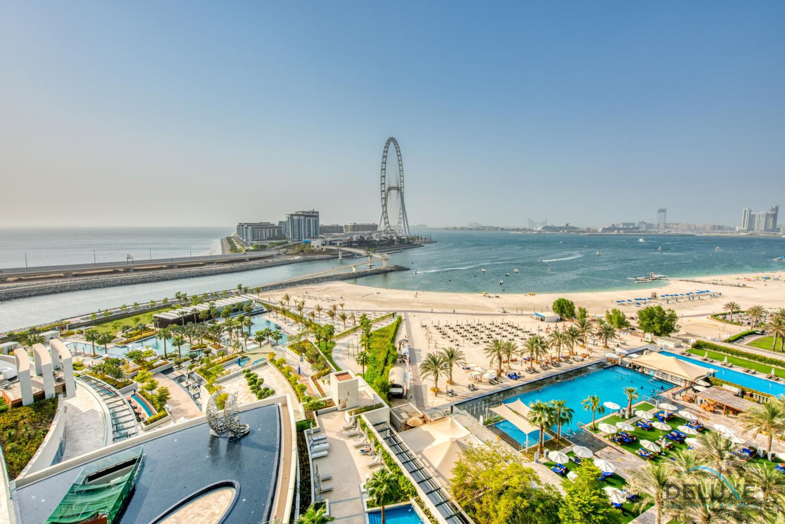 Pristine 2BR with Assistants Room at The Address Residences in JBR by Deluxe Holiday Homes