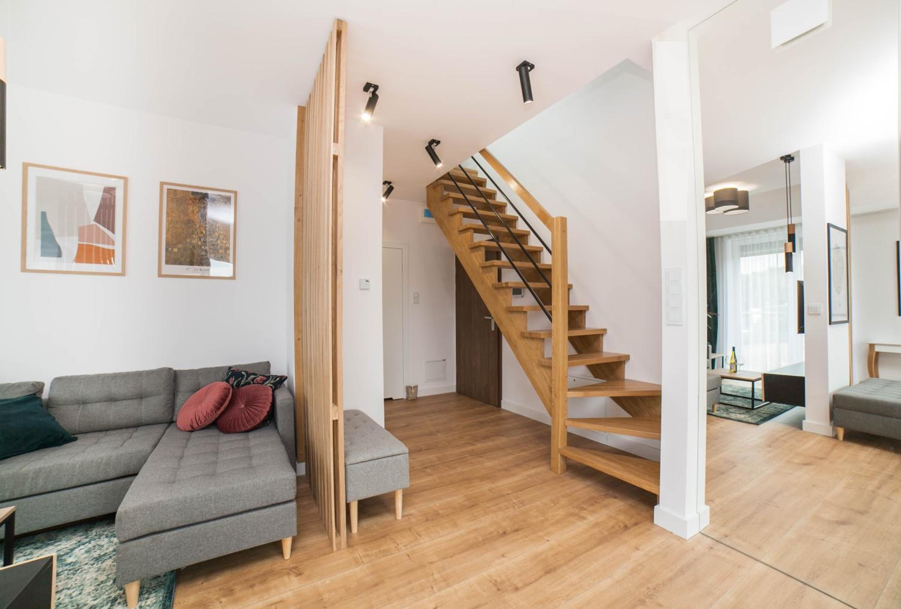 Apartament Klimt nad jeziorem Juno w Mragowie