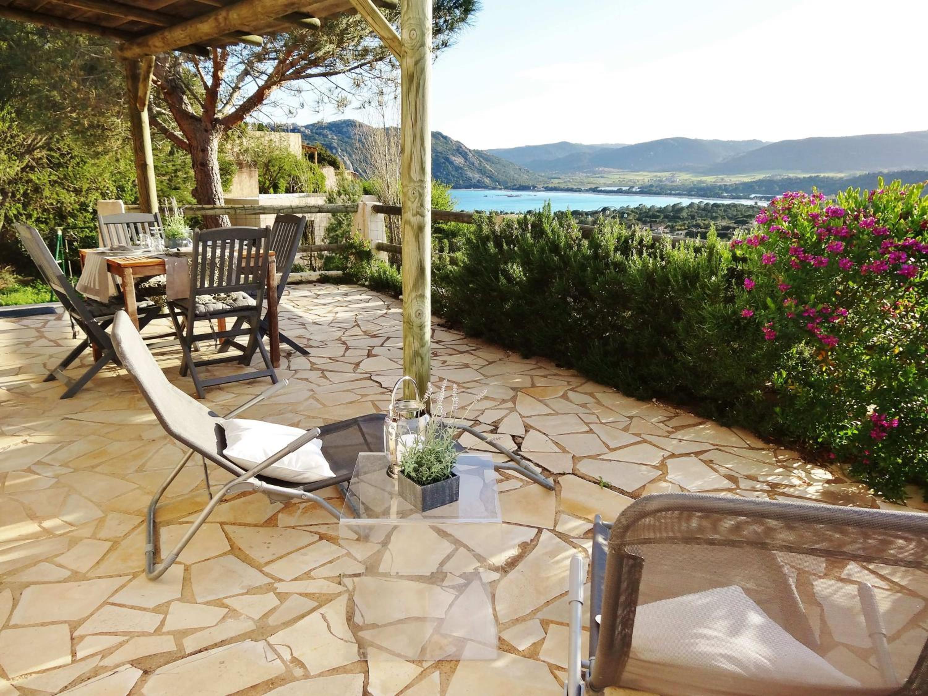 outdoor BBQ area