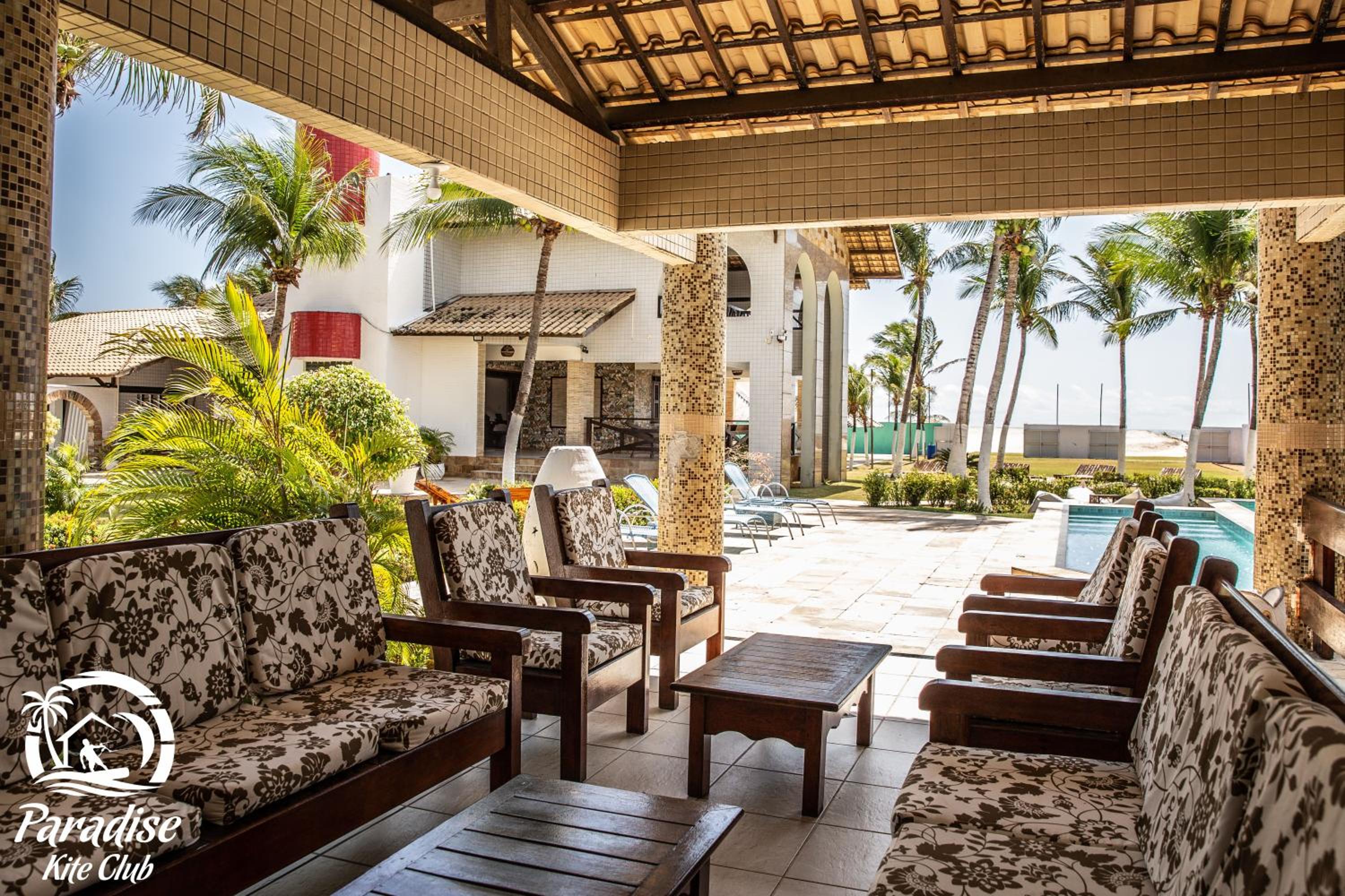 outdoor BBQ area