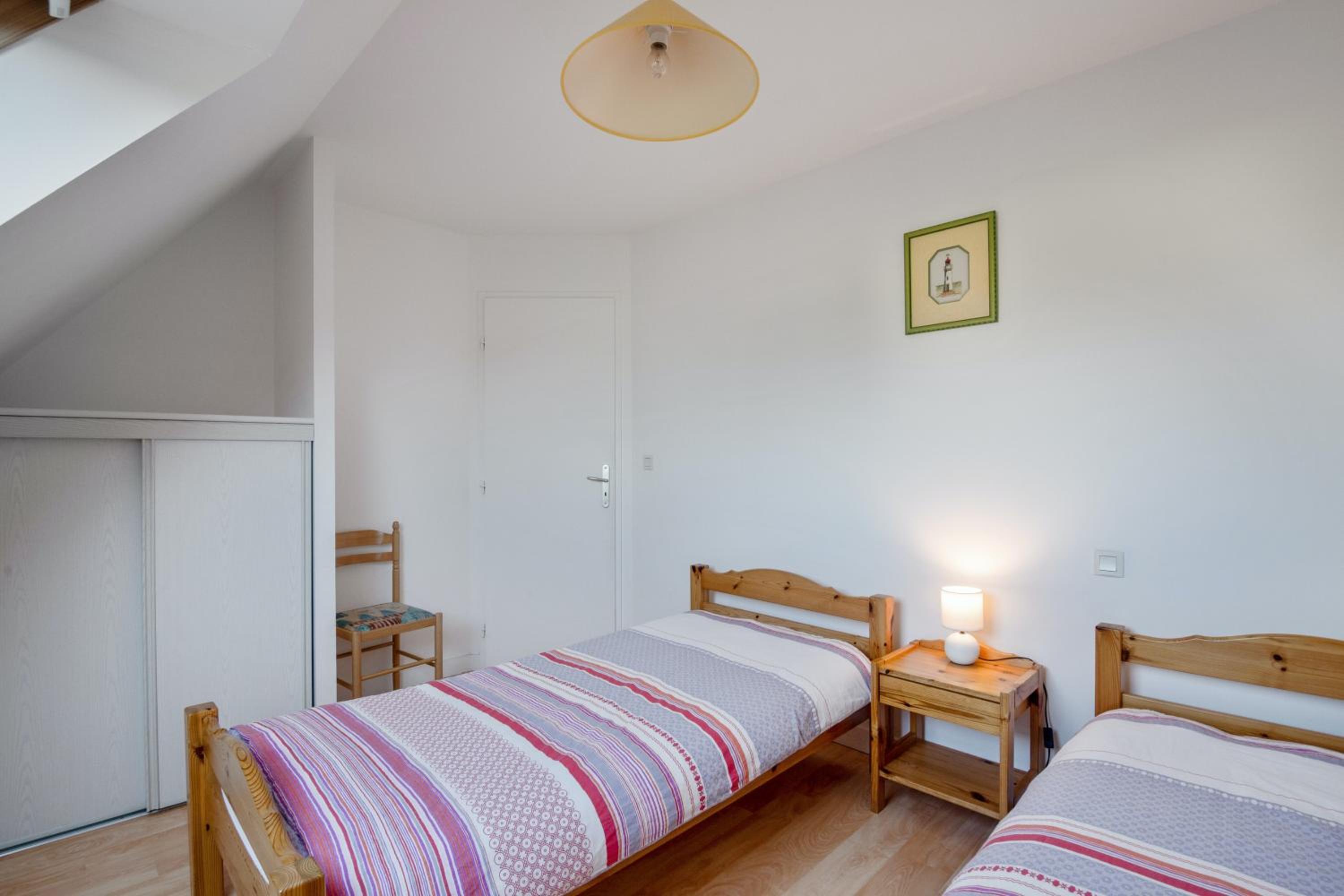 Appartement de 2 chambres avec vue sur la ville et jardin amenage a Arzon a 1 km de la plage