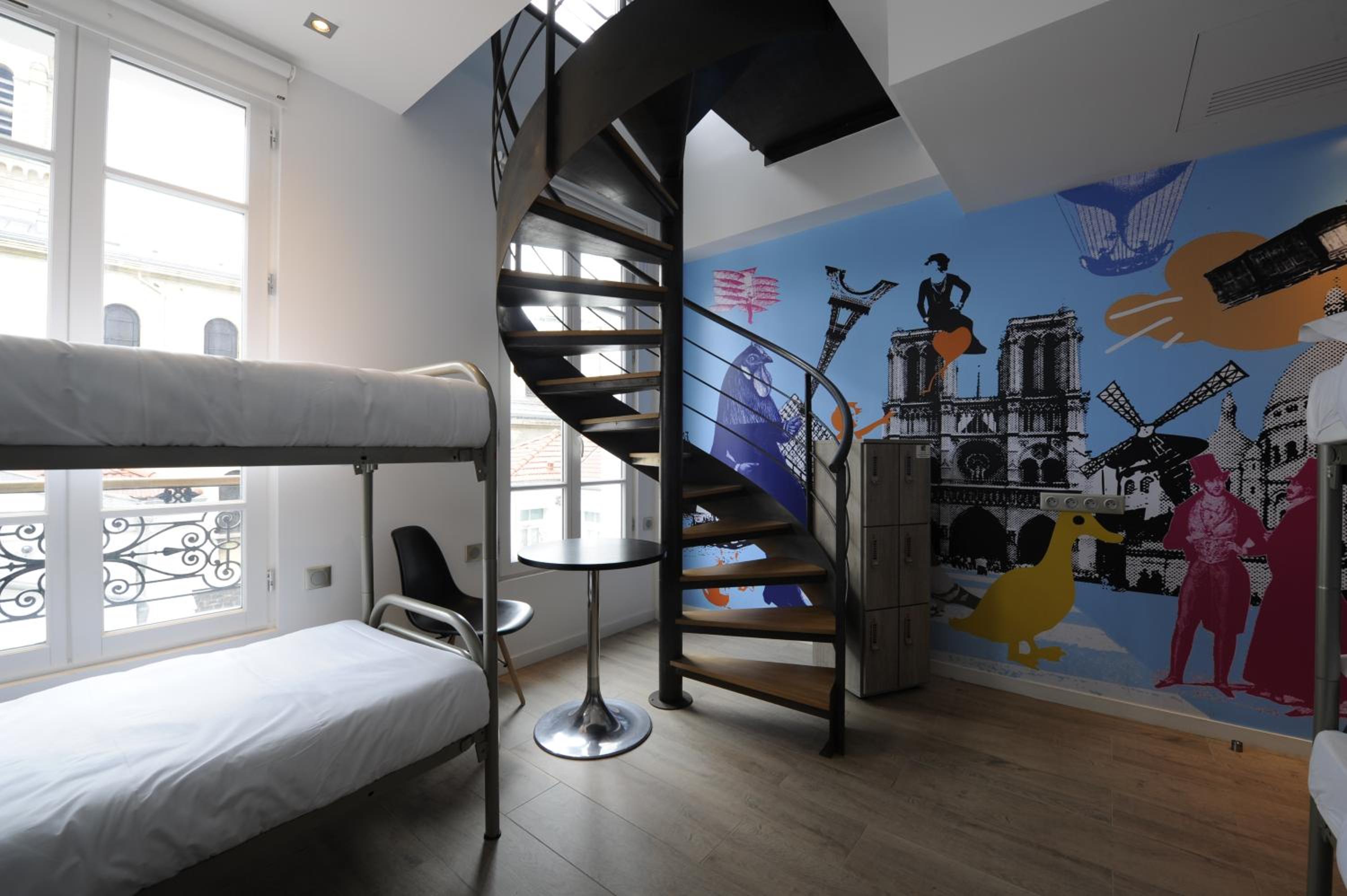 The 3 Ducks Eiffel Tower by Hiphophostels