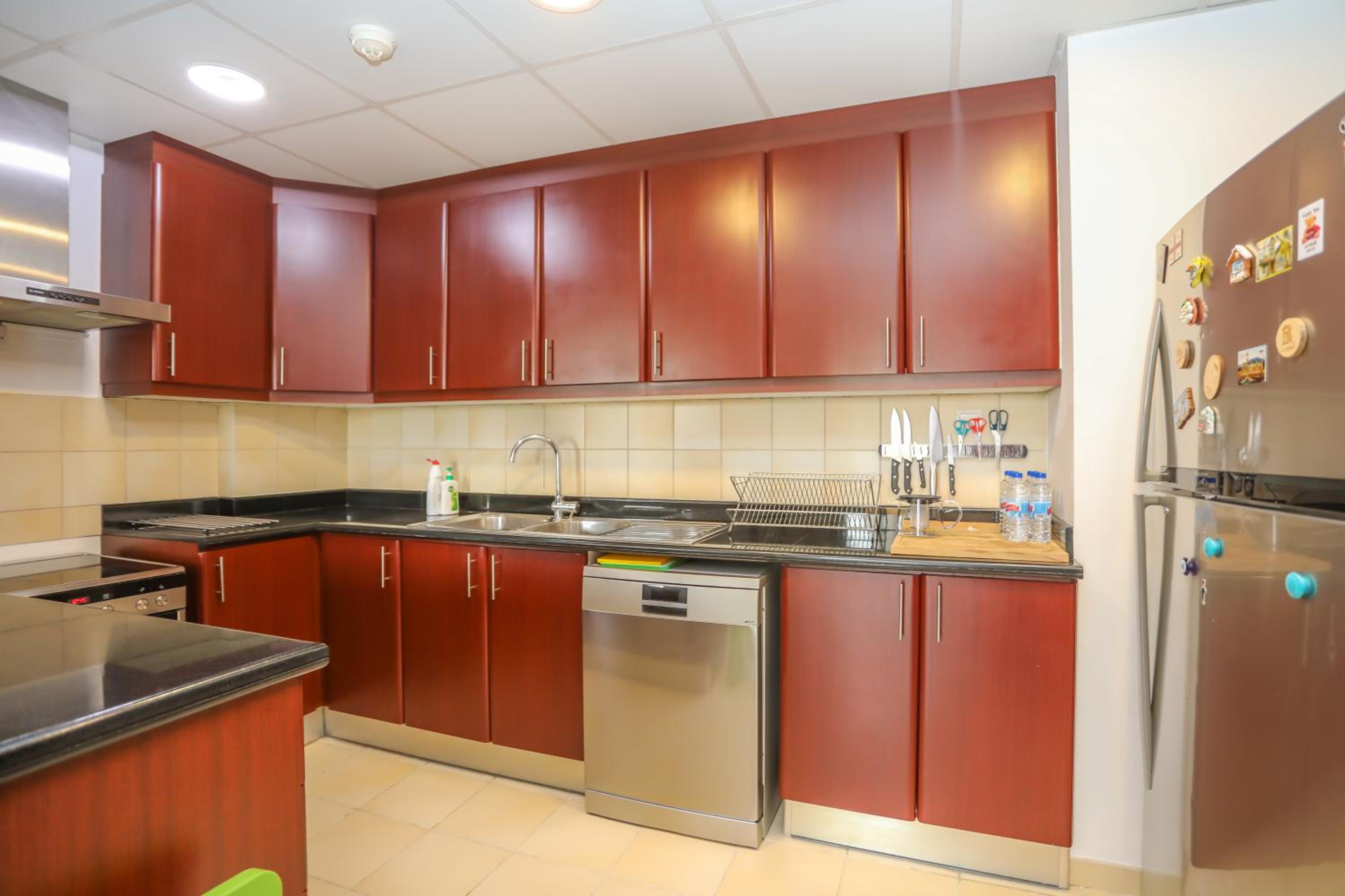 JBR, 2-bedroom, next to beach, full marina view