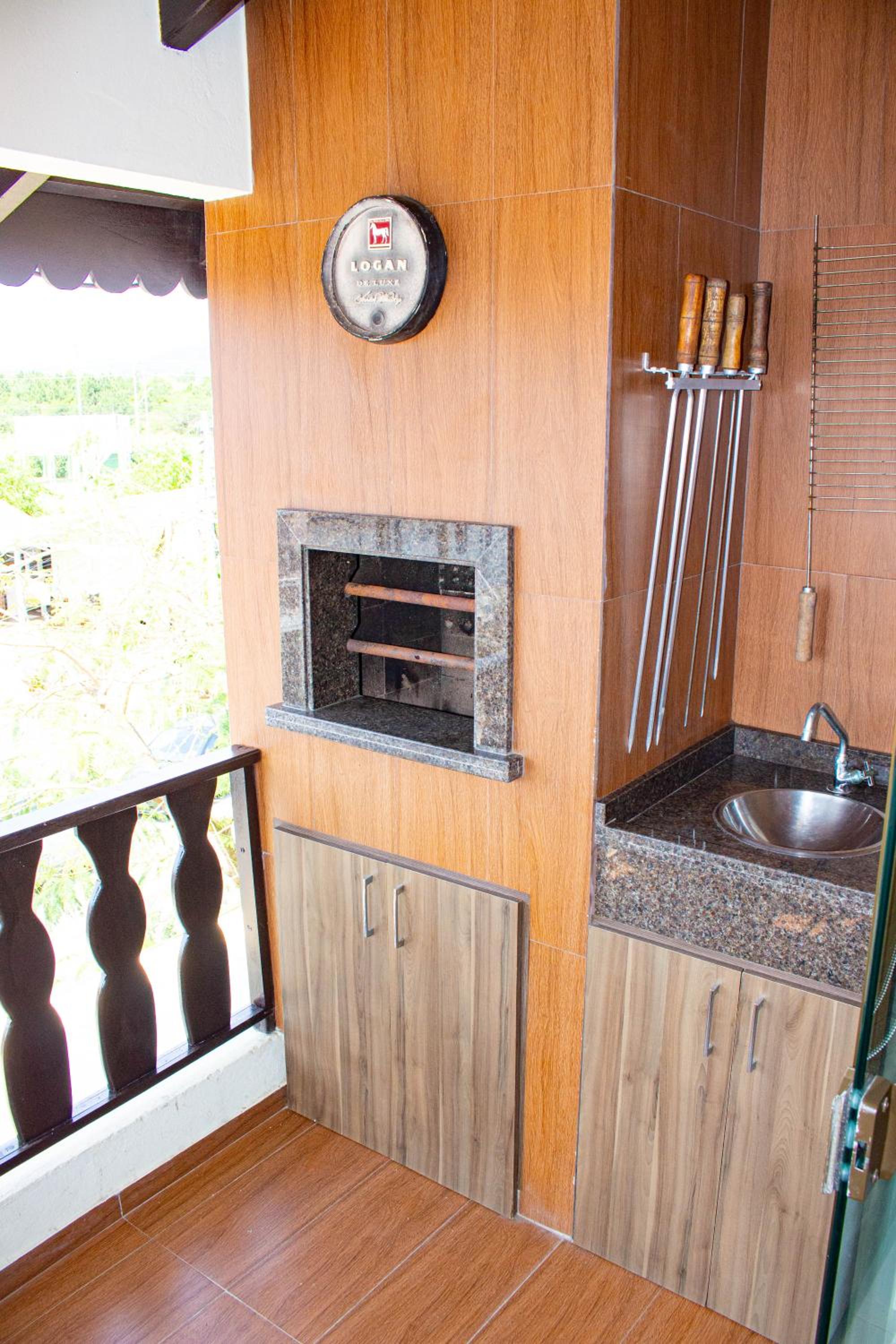 outdoor BBQ area
