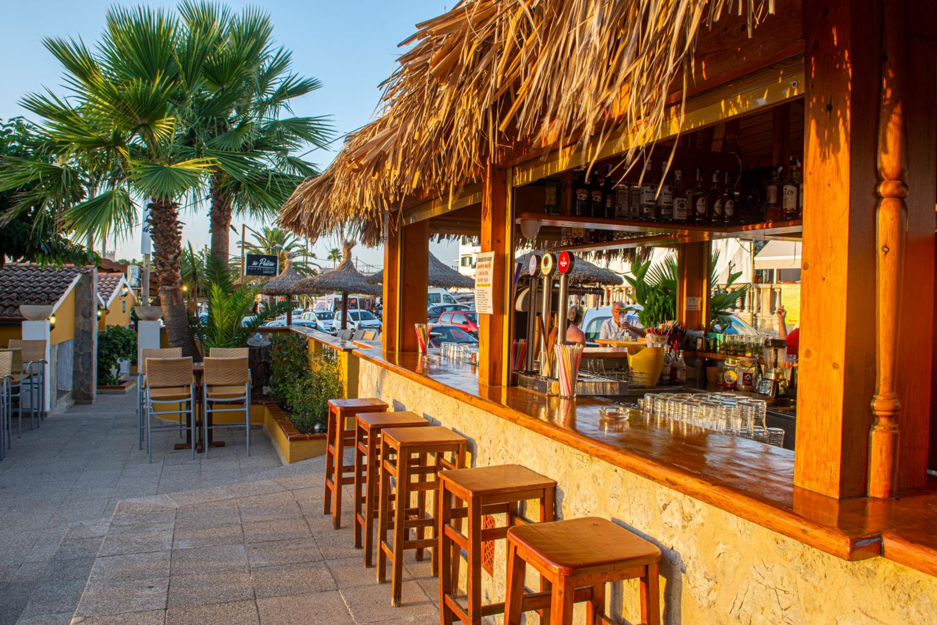 outdoor BBQ area