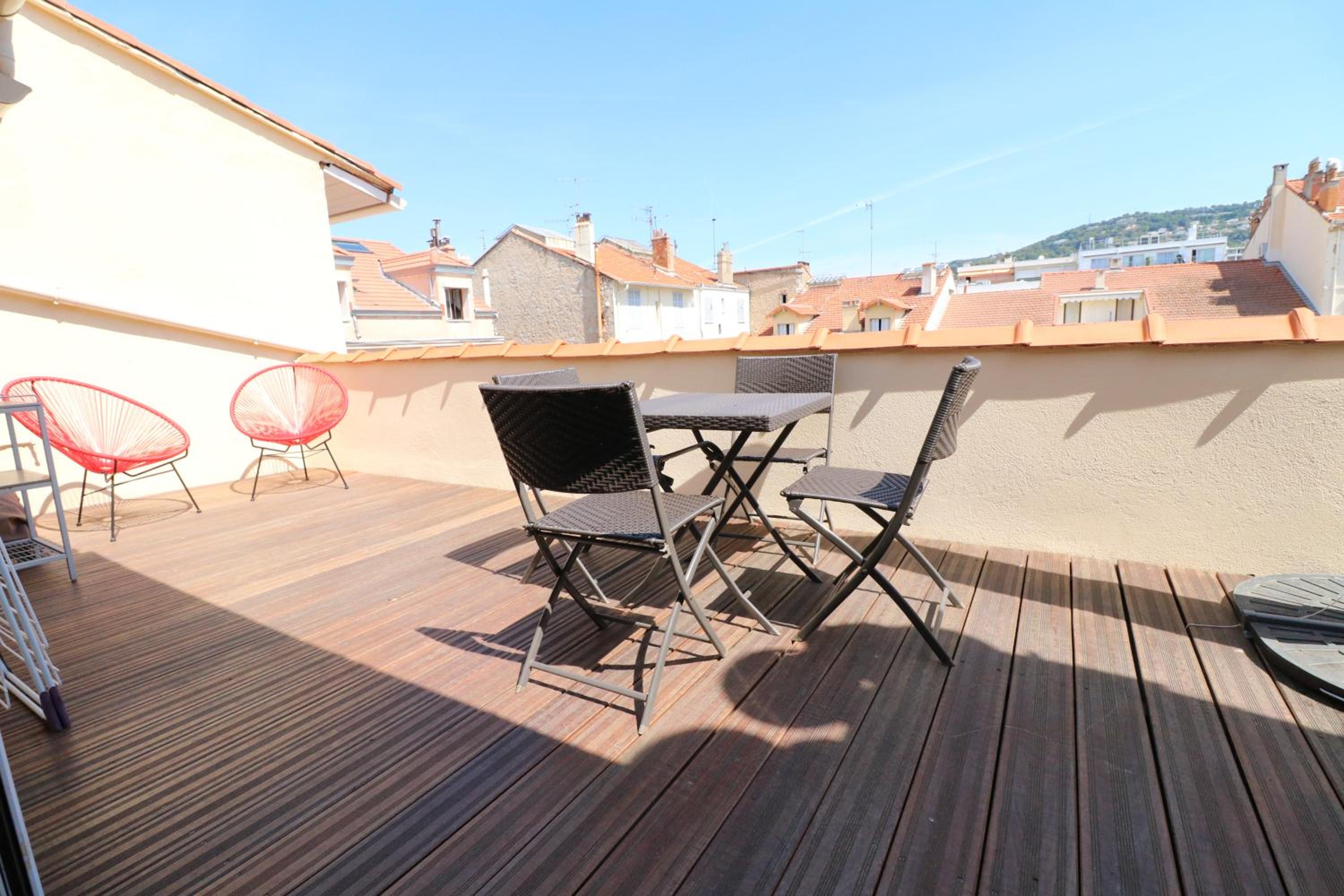 Rooftop terrasse 1 bedroom in rue d'Antibes, 5 min from the Croisette 214 photo 2