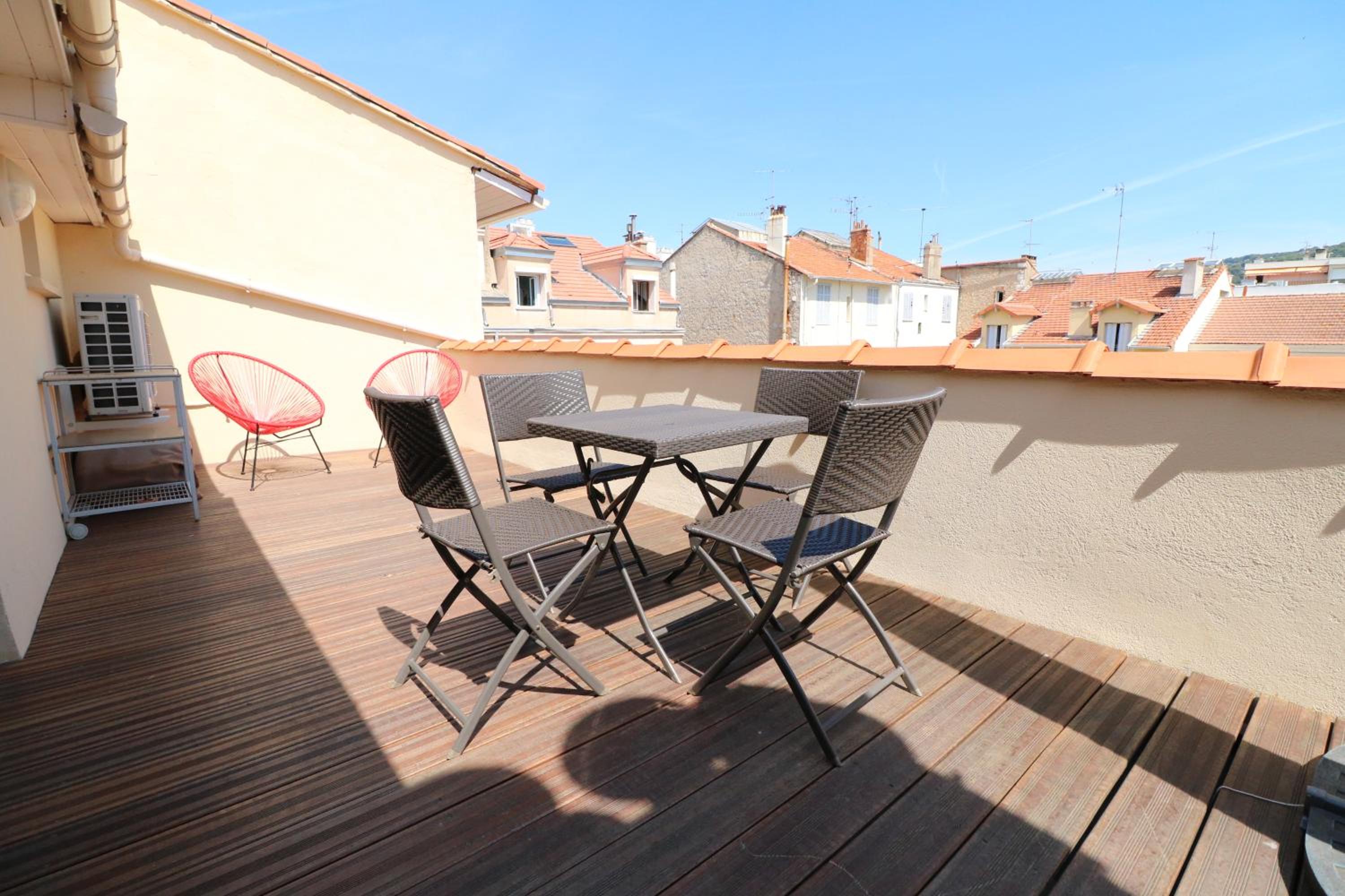 Rooftop terrasse 1 bedroom in rue d'Antibes, 5 min from the Croisette 214 photo 5