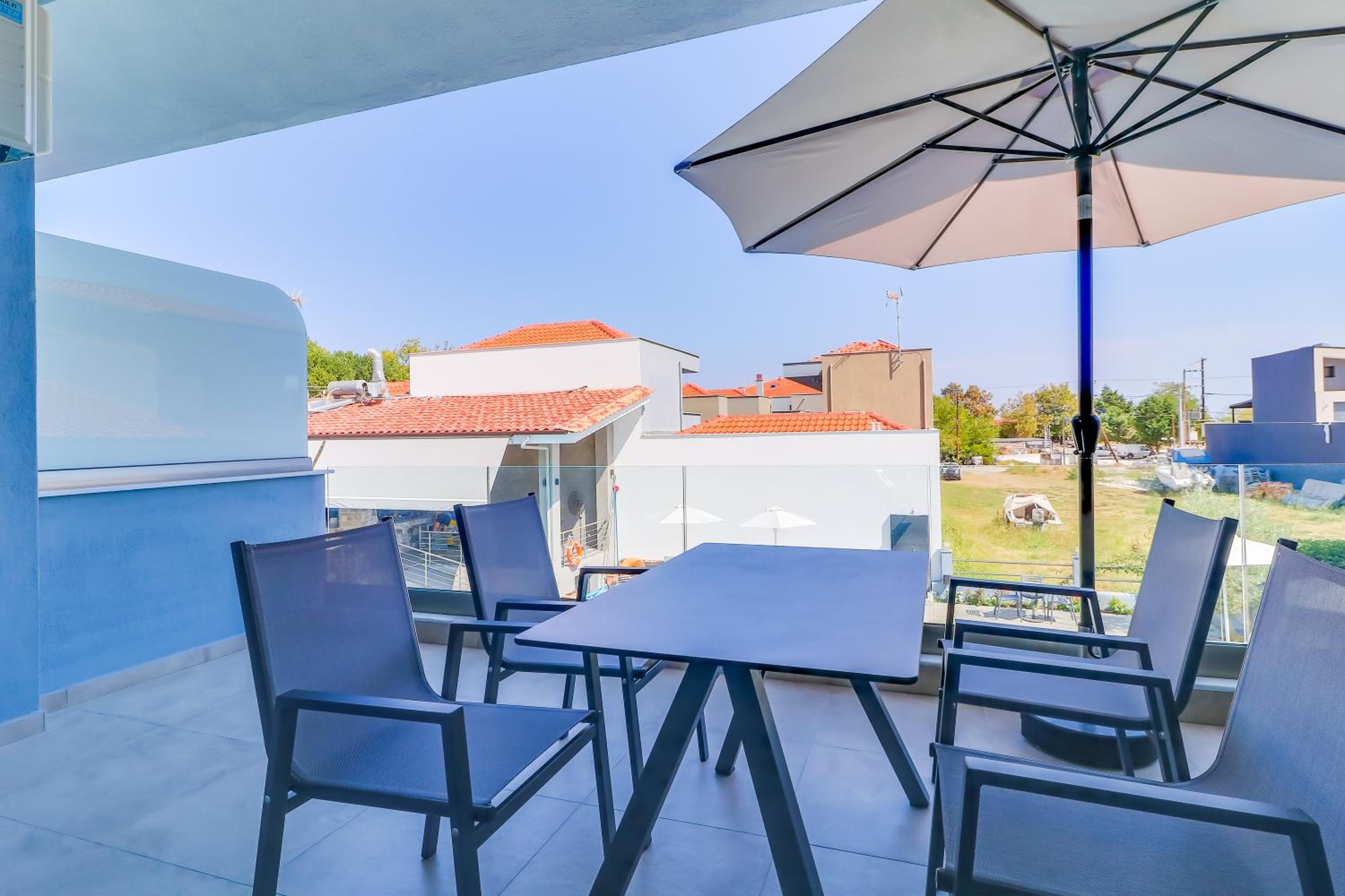outdoor BBQ area