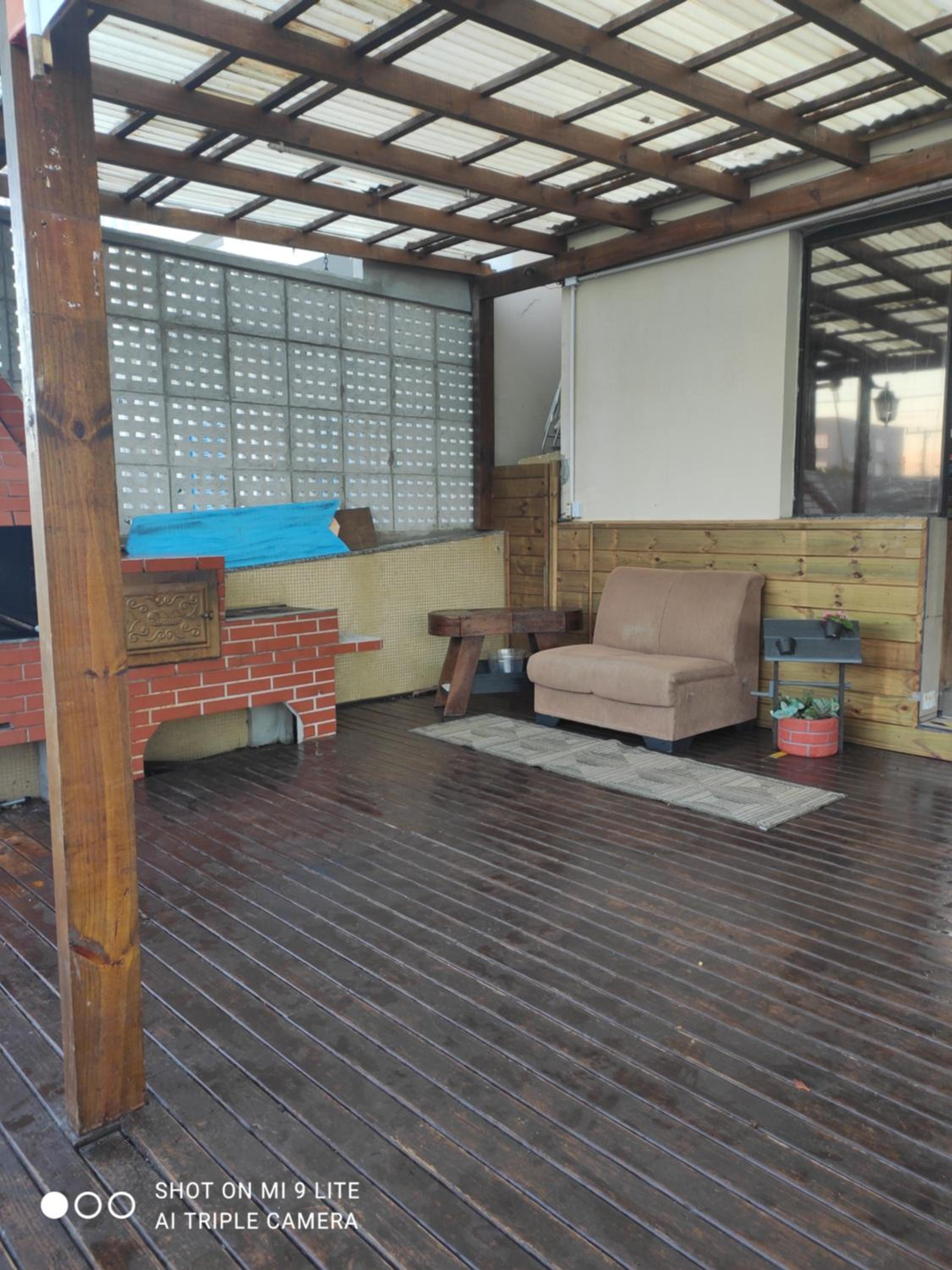 outdoor BBQ area