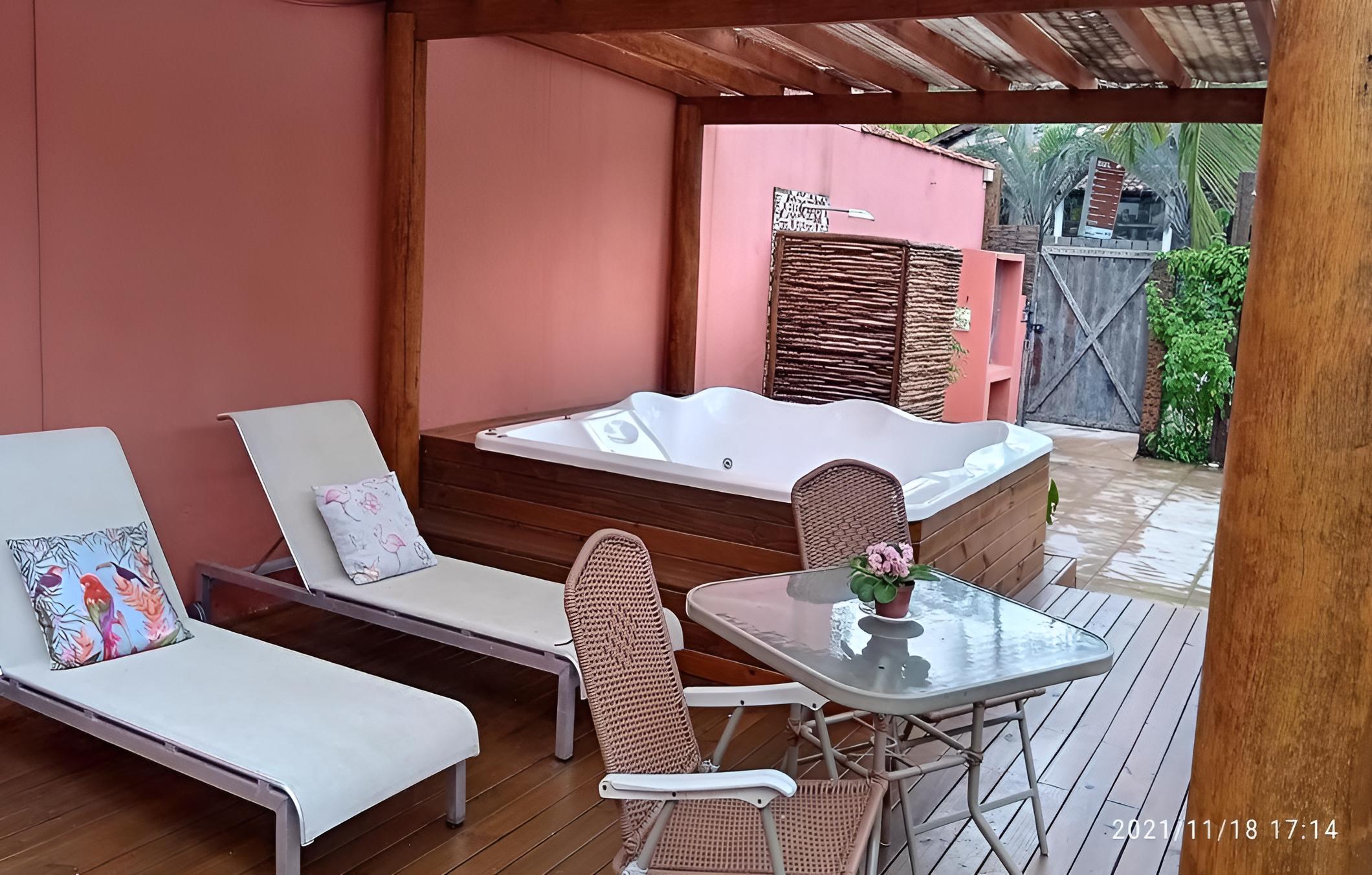 outdoor BBQ area