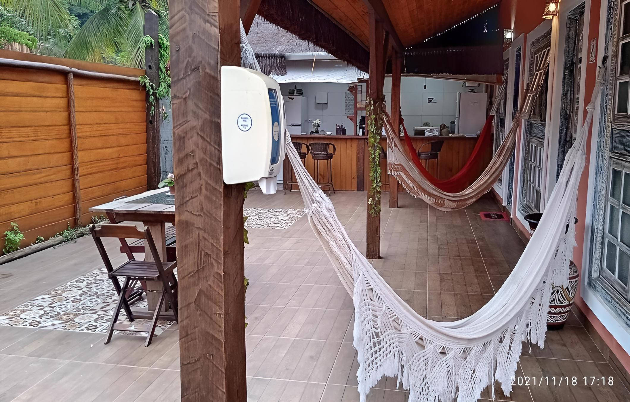 outdoor BBQ area