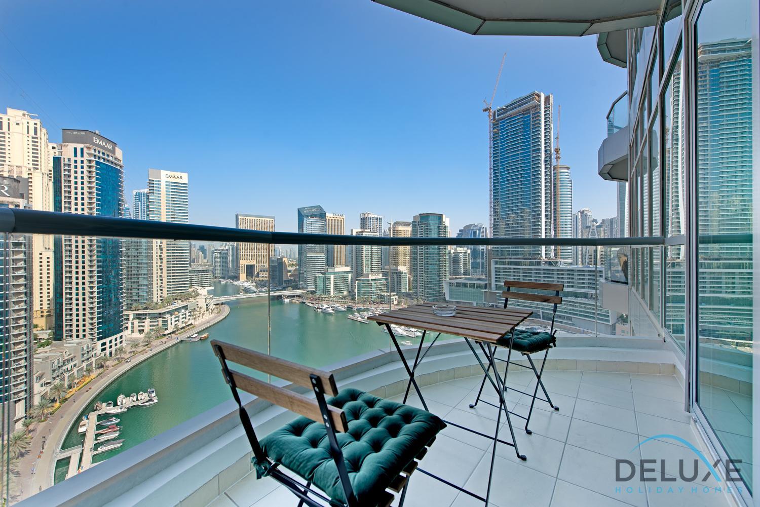 Full Marina and Ain Dubai Wheel View 1BR at The Point Dubai Marina by Deluxe Holiday Homes