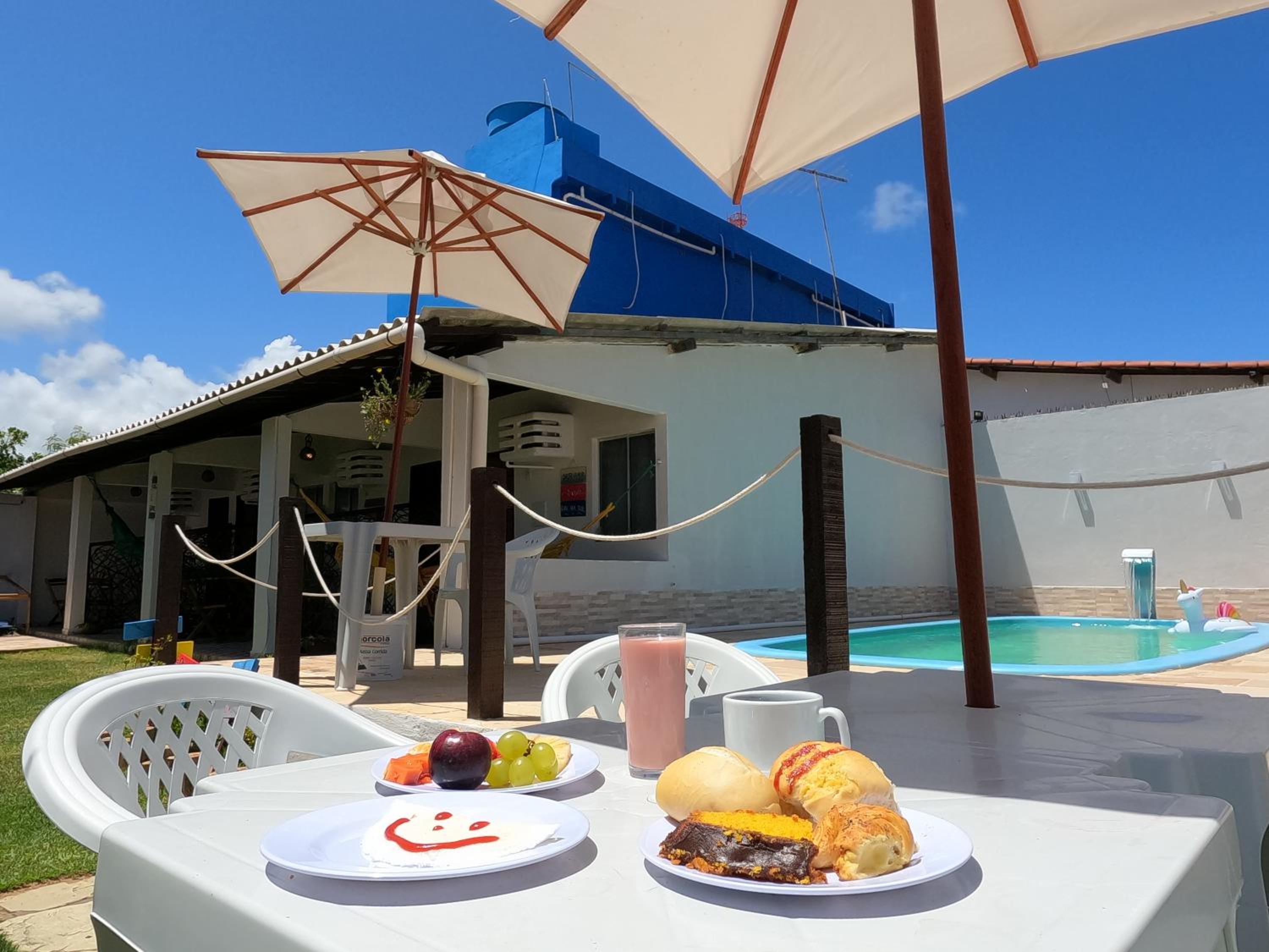 outdoor BBQ area