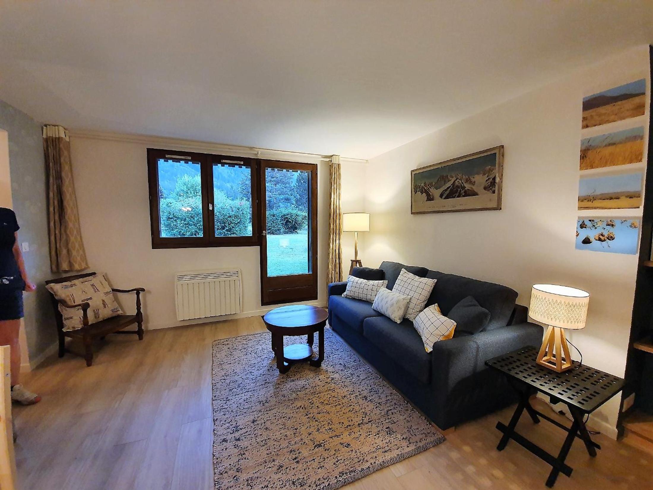 Chamonix Appartement Vue Mont Blanc avec Jardin