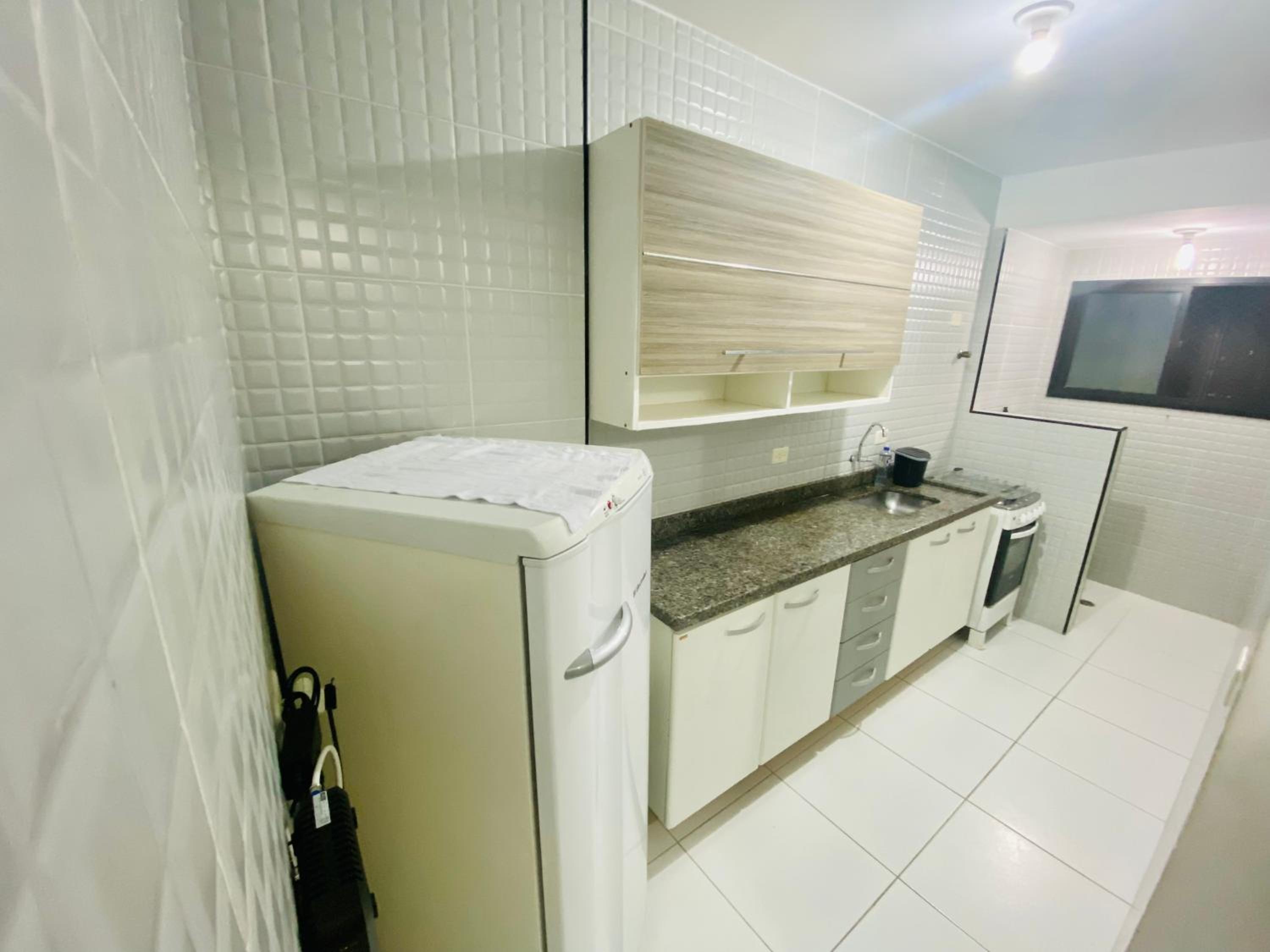 Lindo Flat na Praia da Ocian - Praia Grande