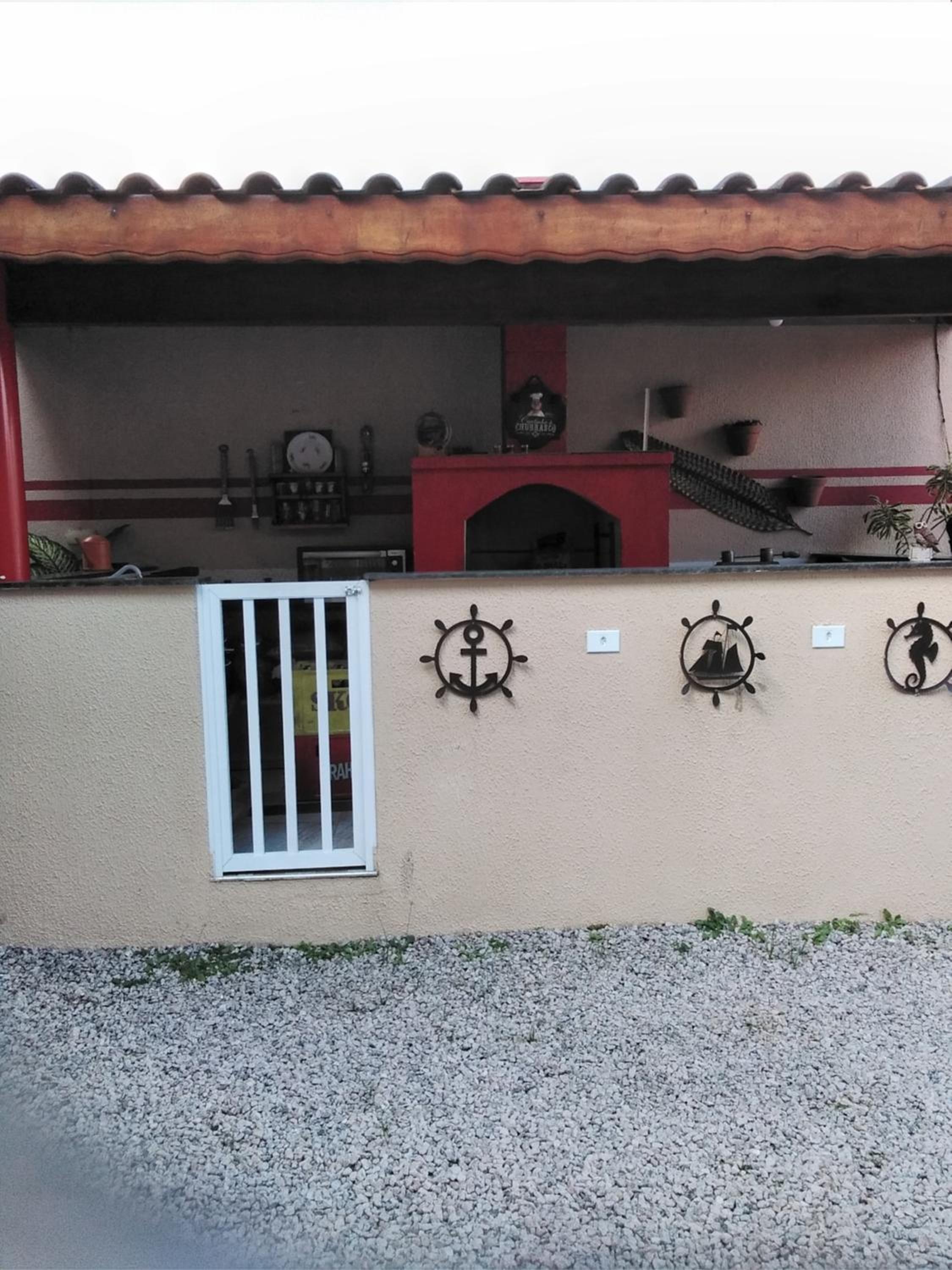 outdoor BBQ area