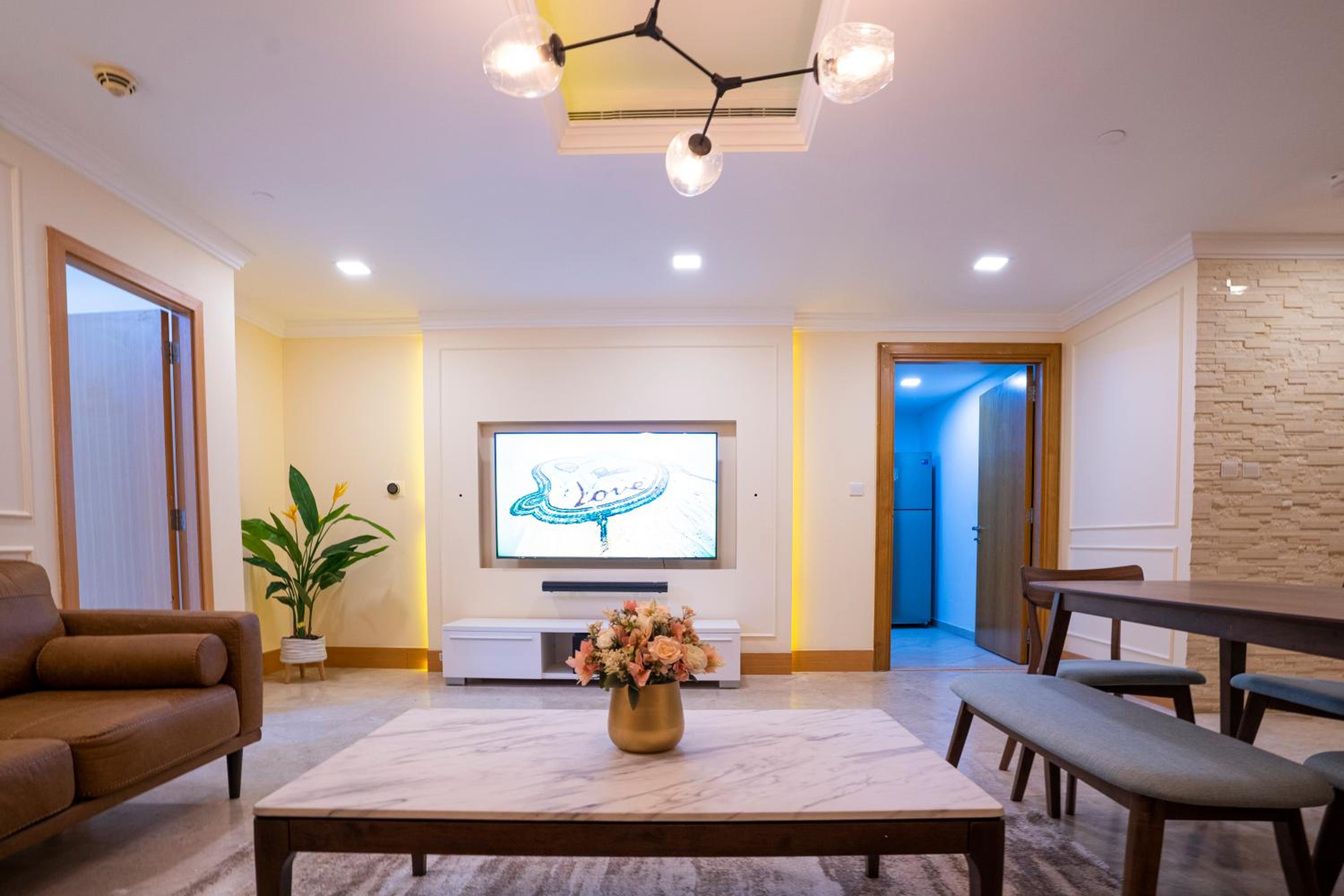 3 Bedroom Condo w terrace facing Burj Khalifa.