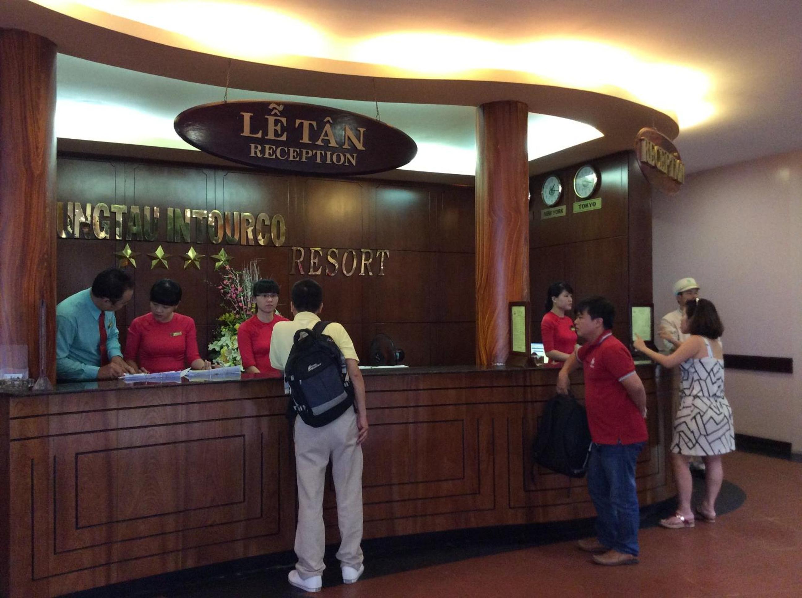 hotel reception