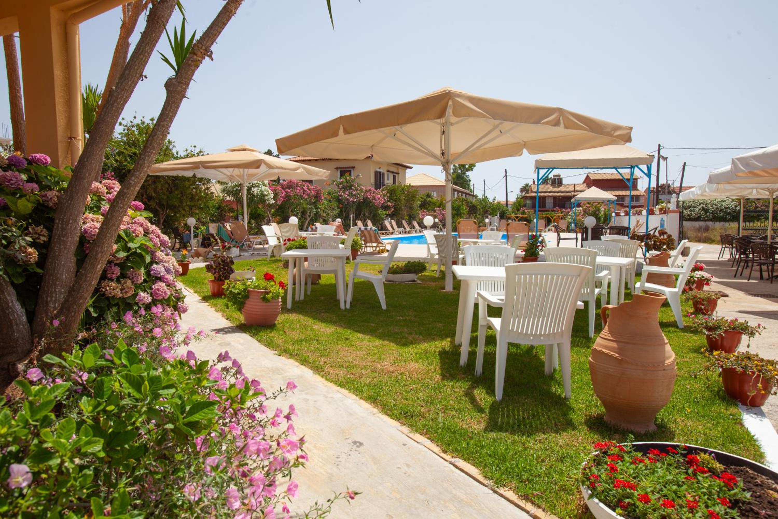 outdoor BBQ area