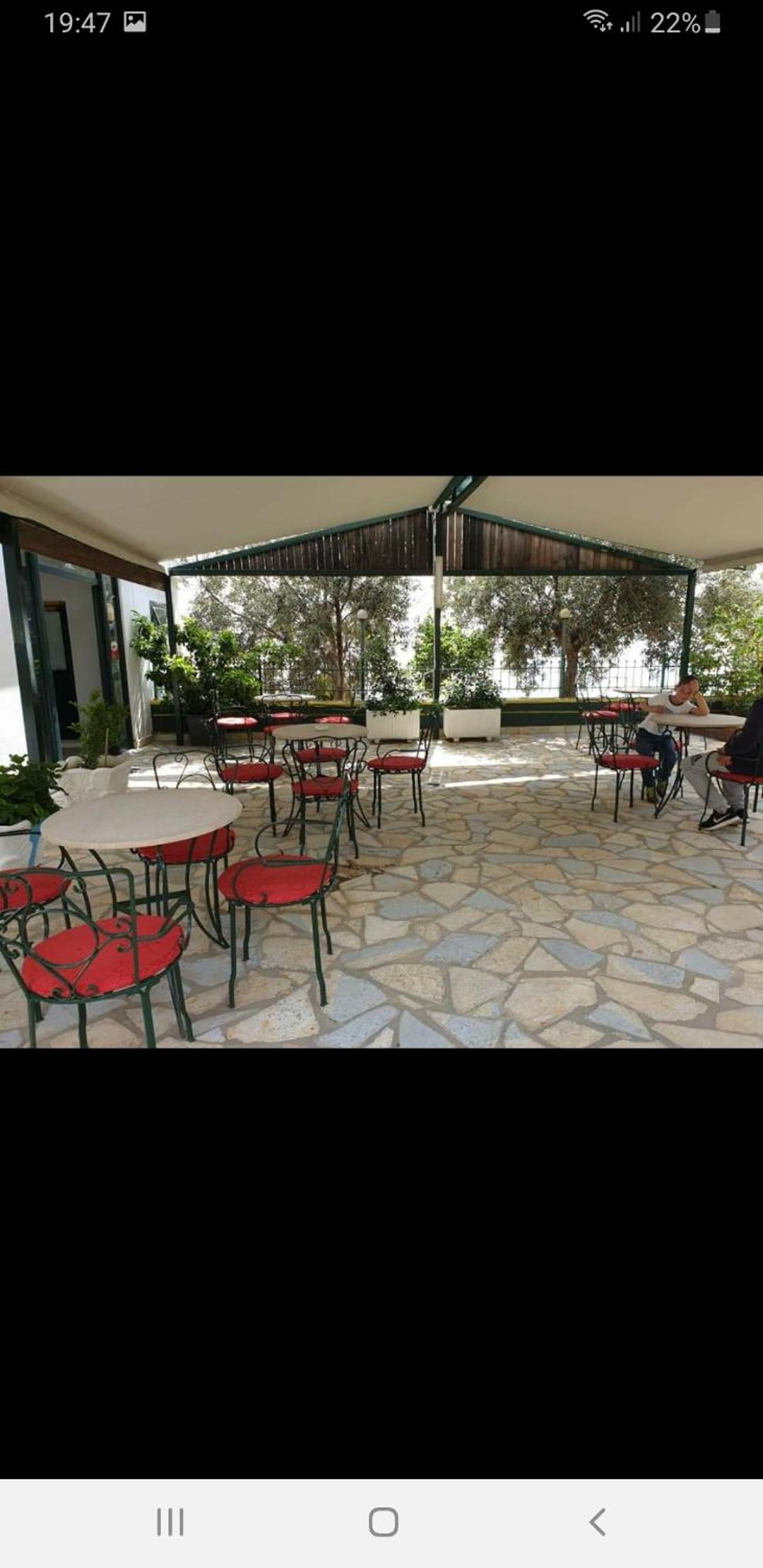 outdoor BBQ area
