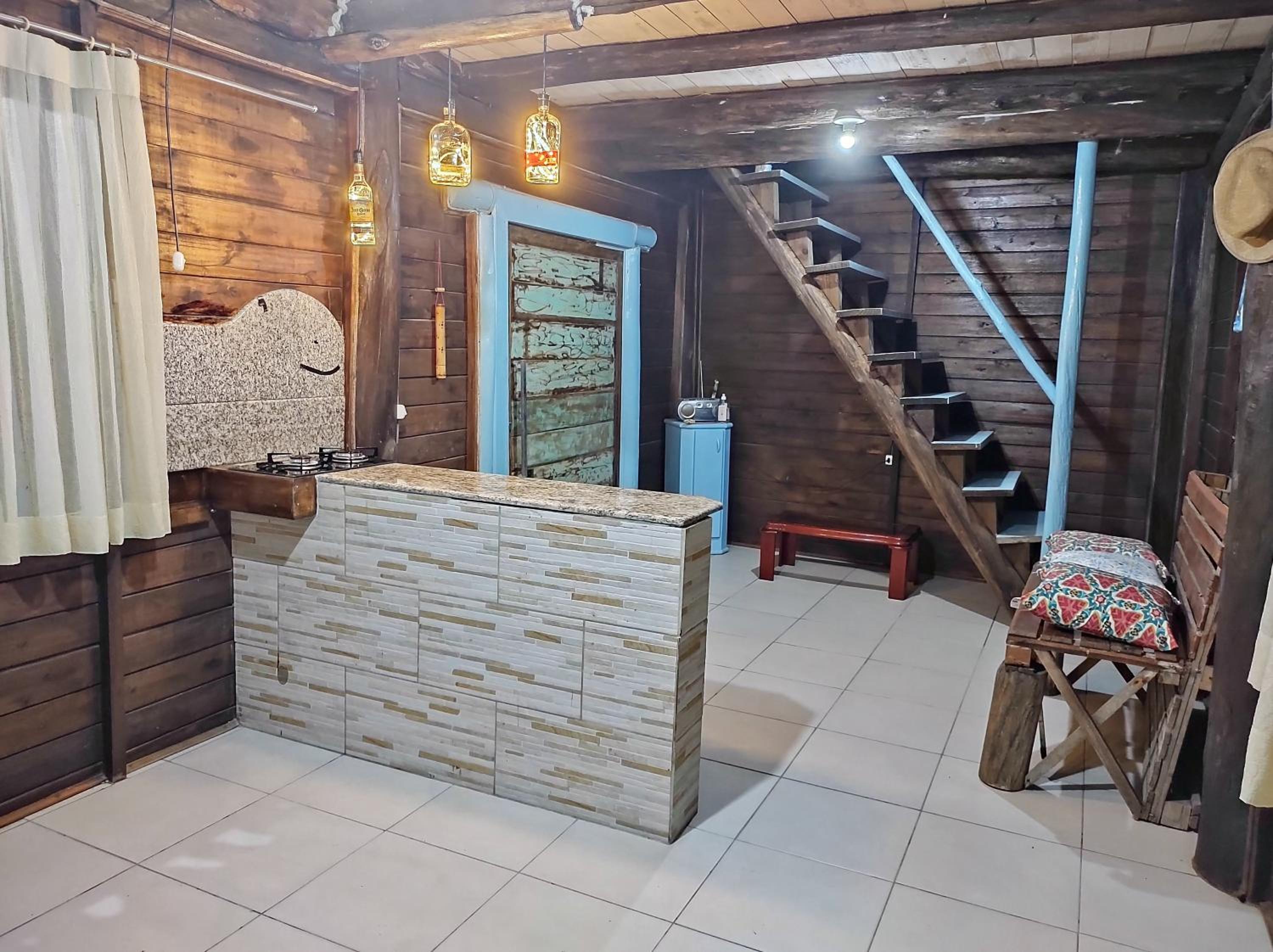 Cabana rústica a 900m da Praia da Ribanceira
