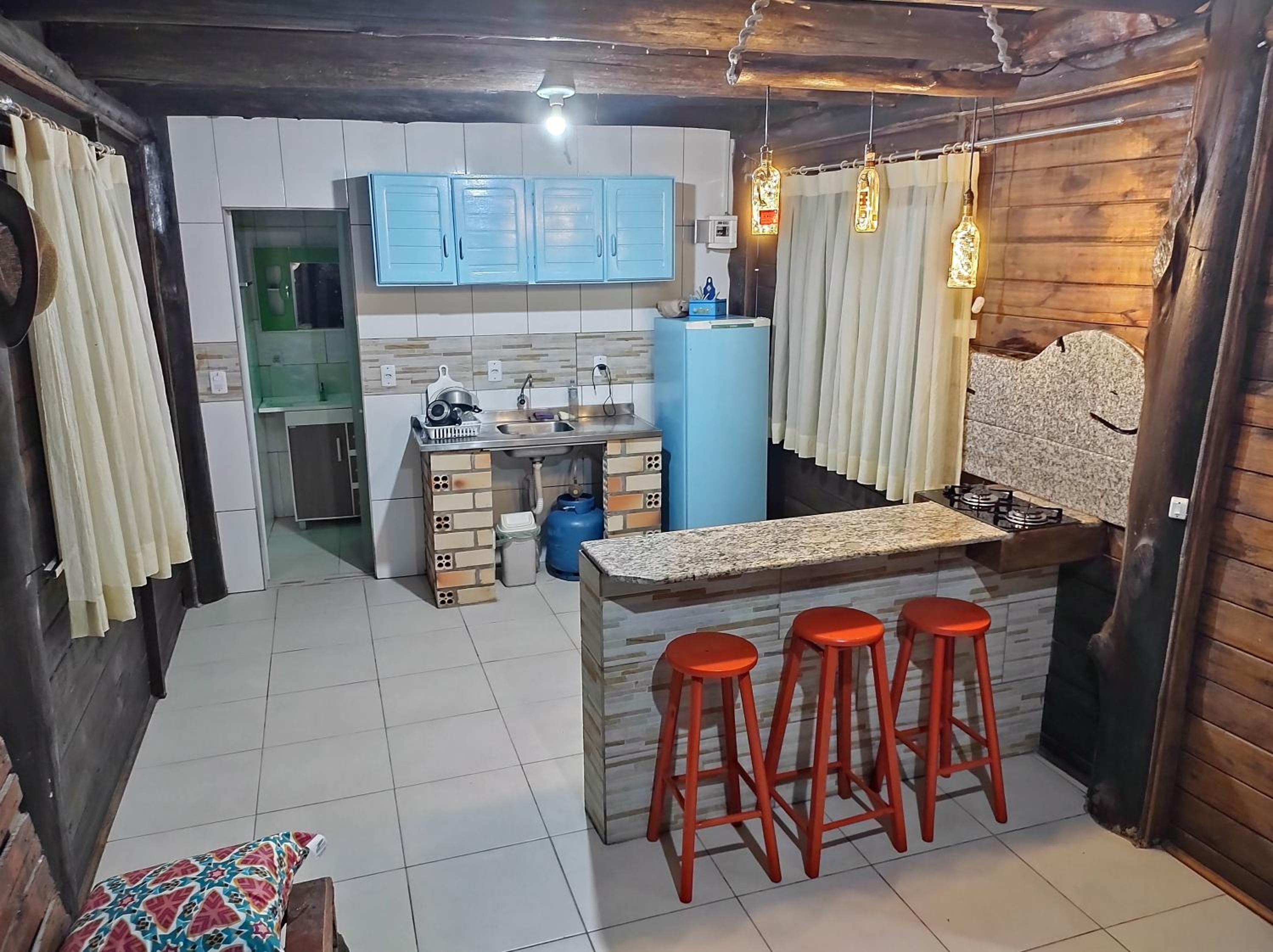 Cabana rústica a 900m da Praia da Ribanceira
