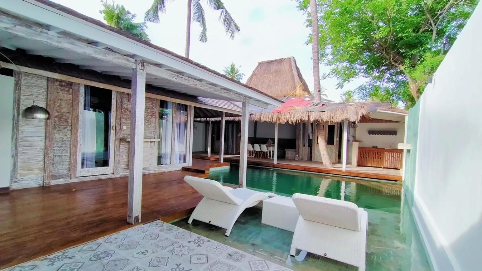 outdoor BBQ area