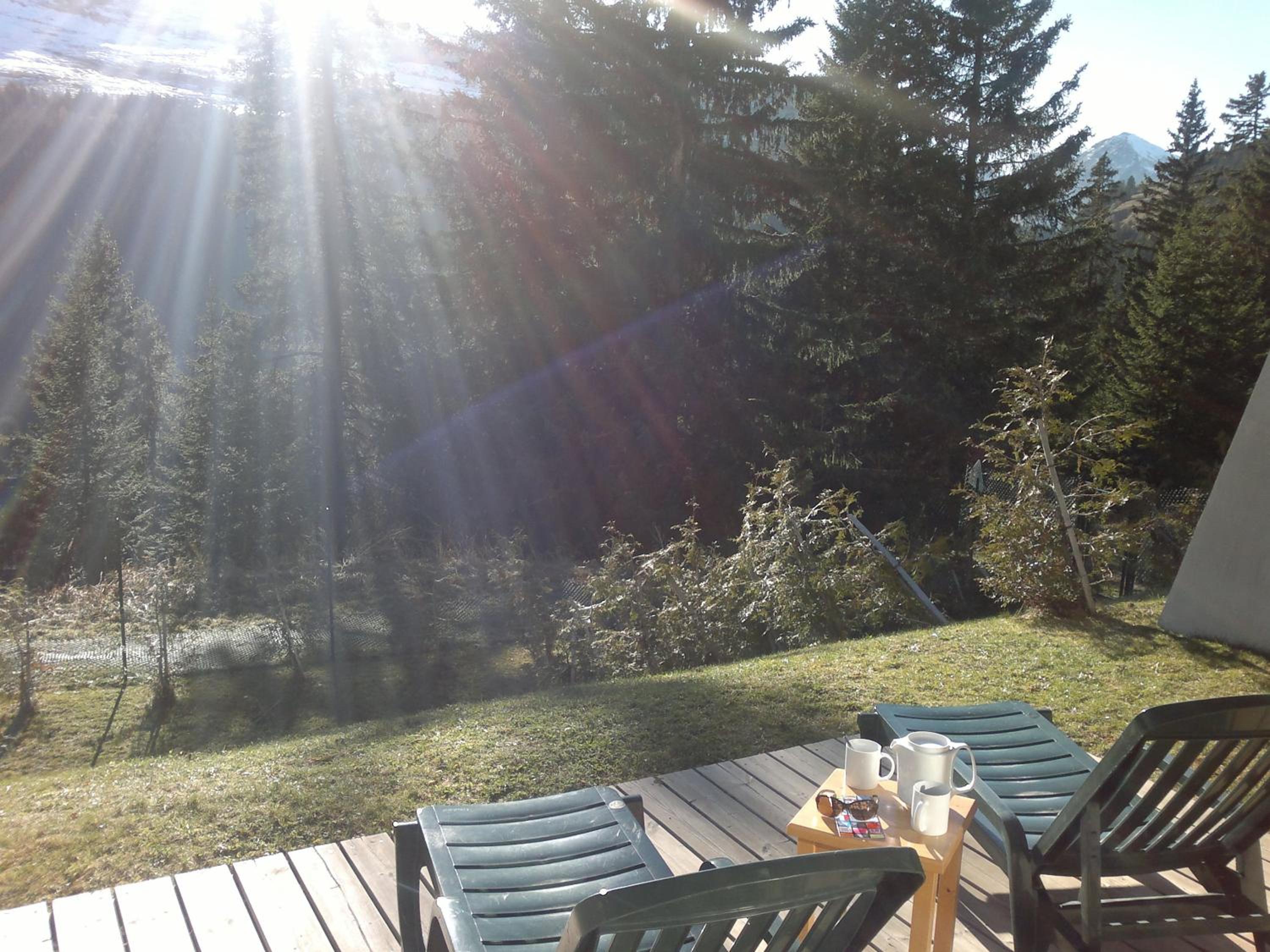 outdoor BBQ area