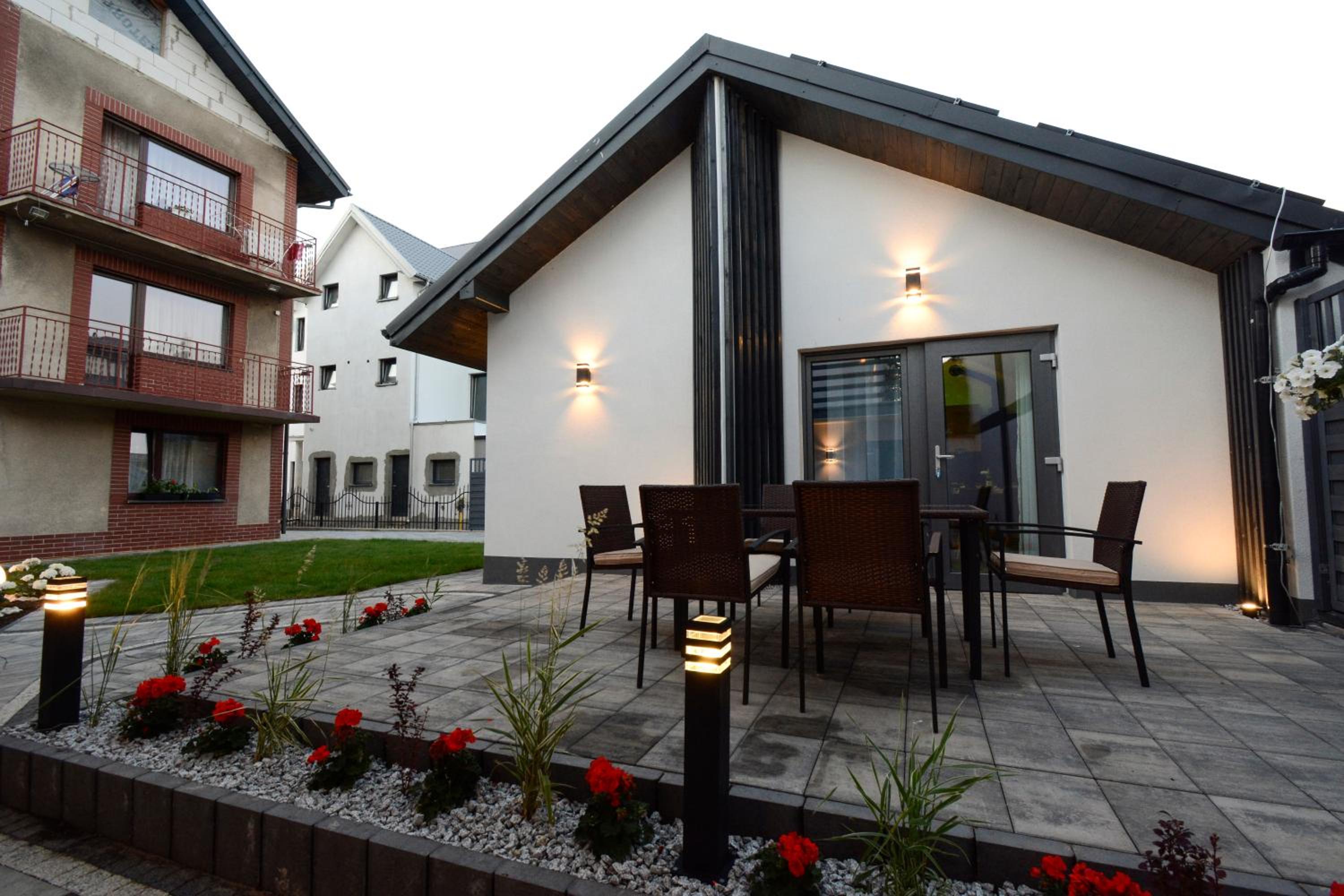 outdoor BBQ area