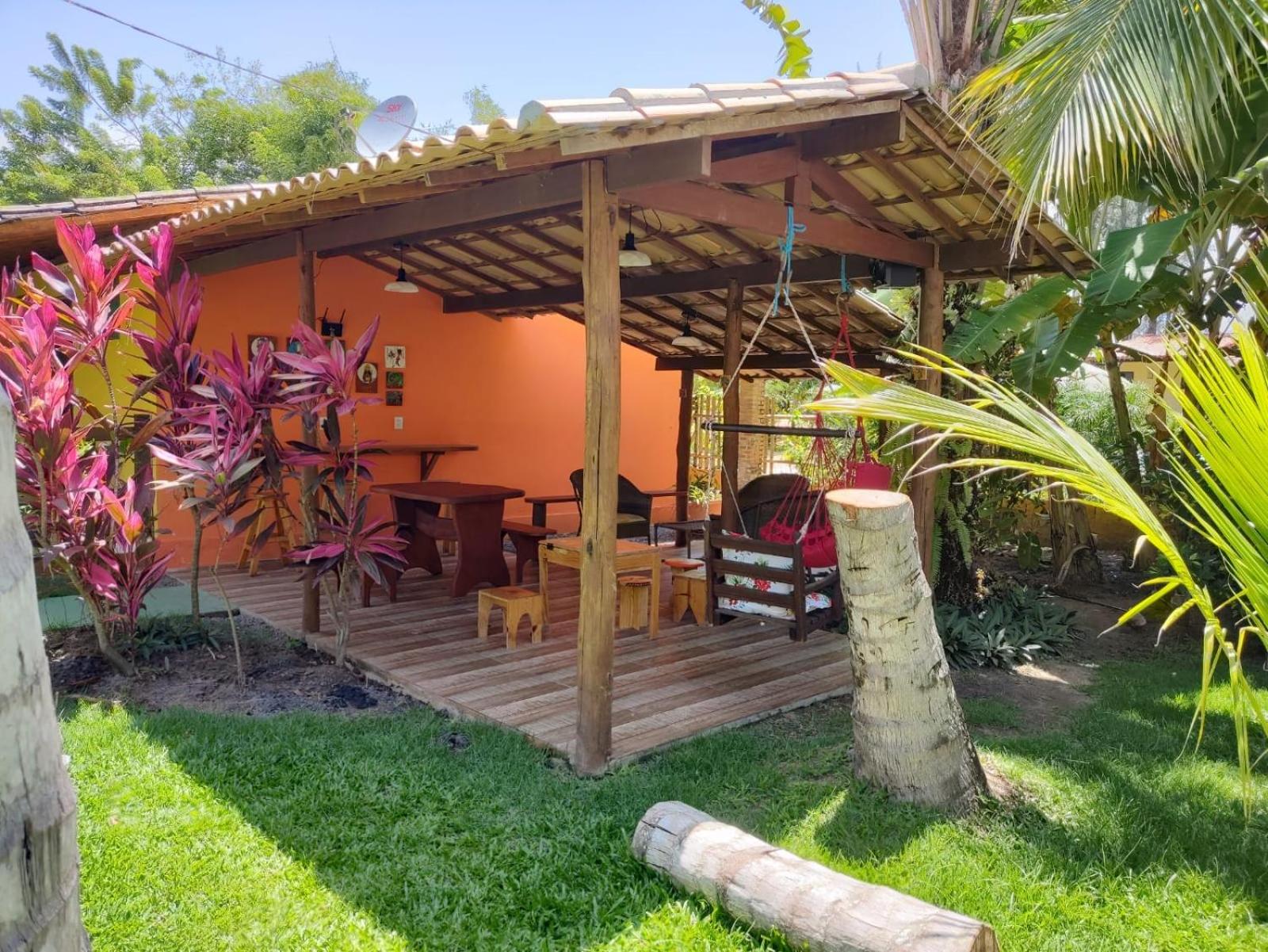 outdoor BBQ area