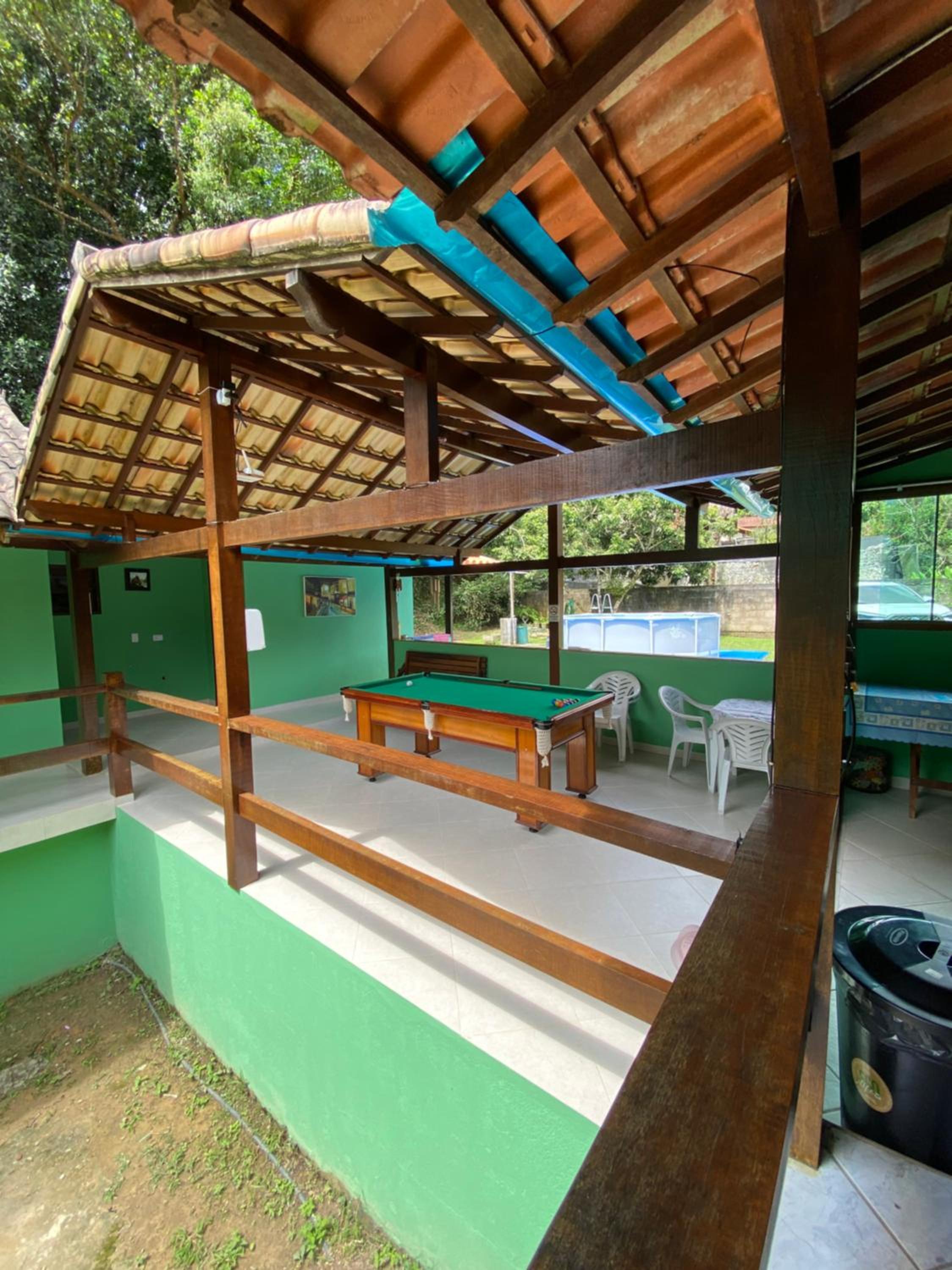 outdoor BBQ area