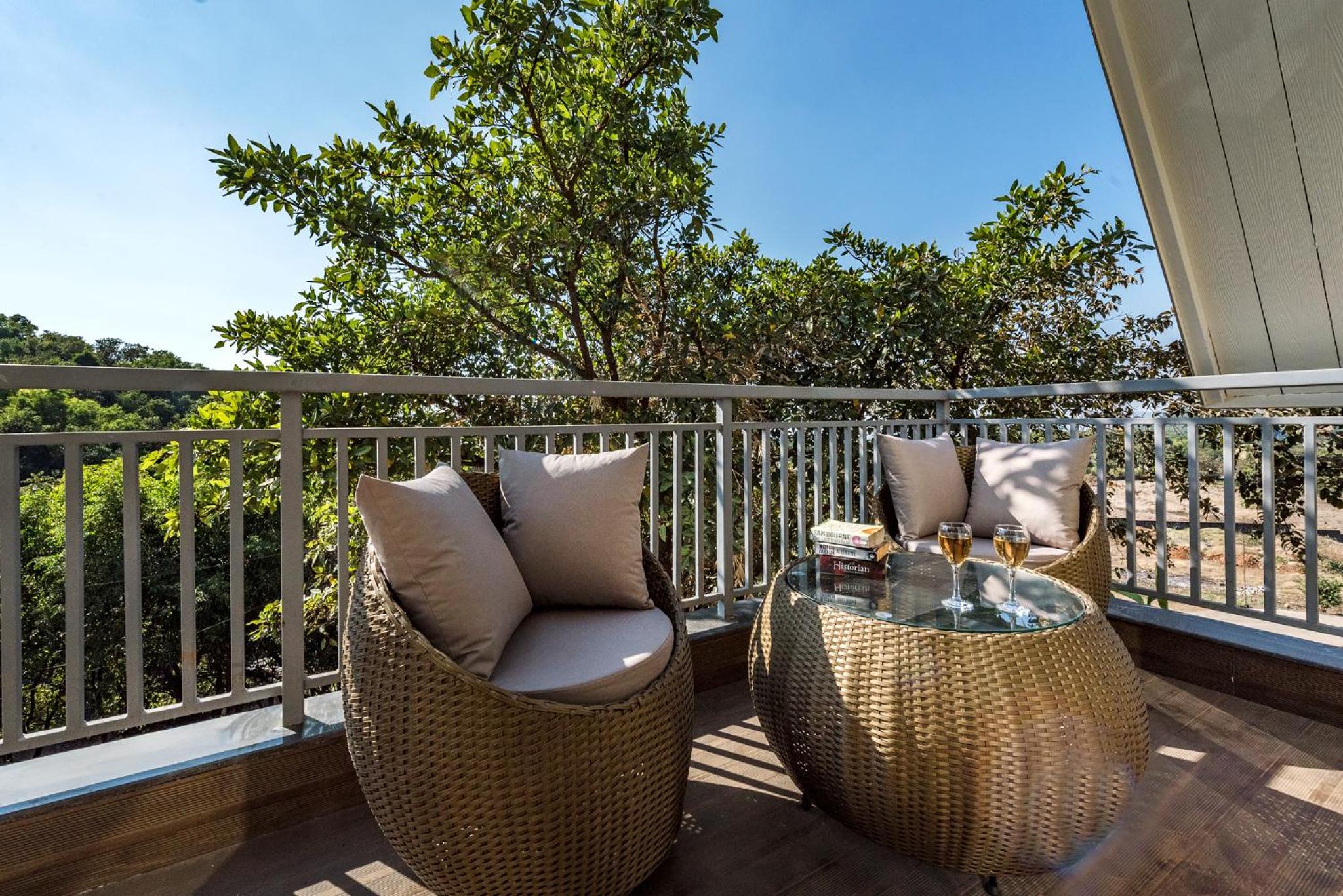 SaffronStays Hillside Harriers, Lonavala - A Frame chalets with bathtub for couples