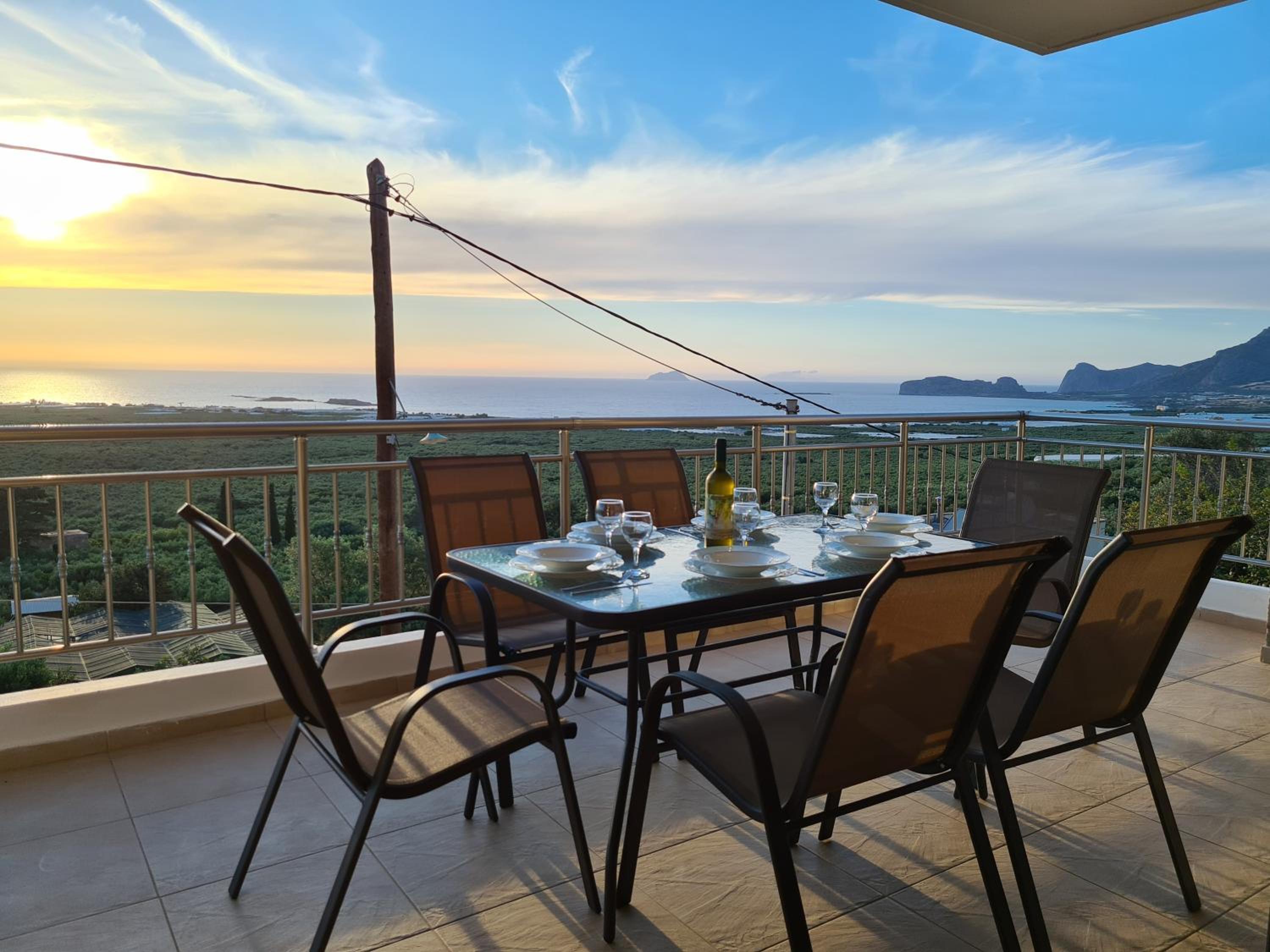 New Villa Kalimera, view to Falasarna beach view 5